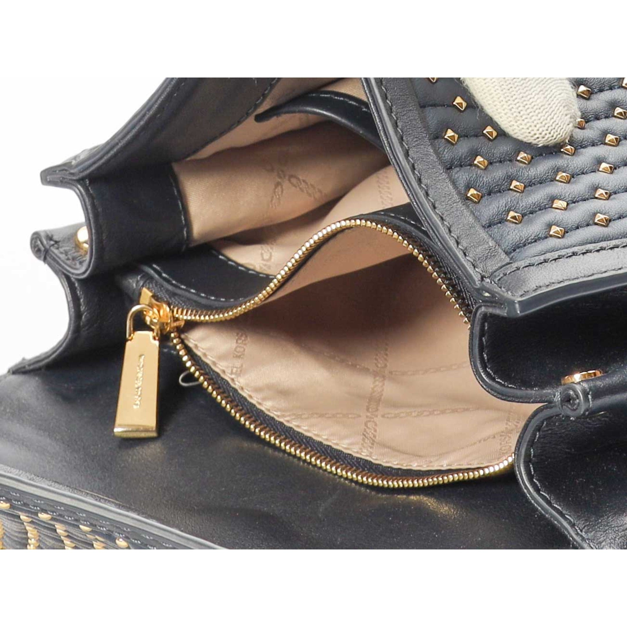 Michael Kors Whitney Navy Studs Shoulder Bag