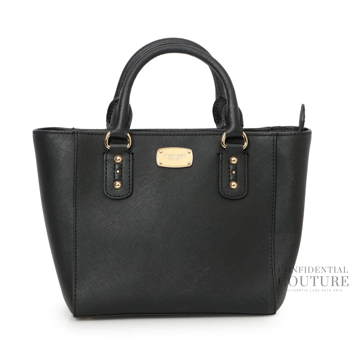 Michael Kors Black Solid Handheld Bag