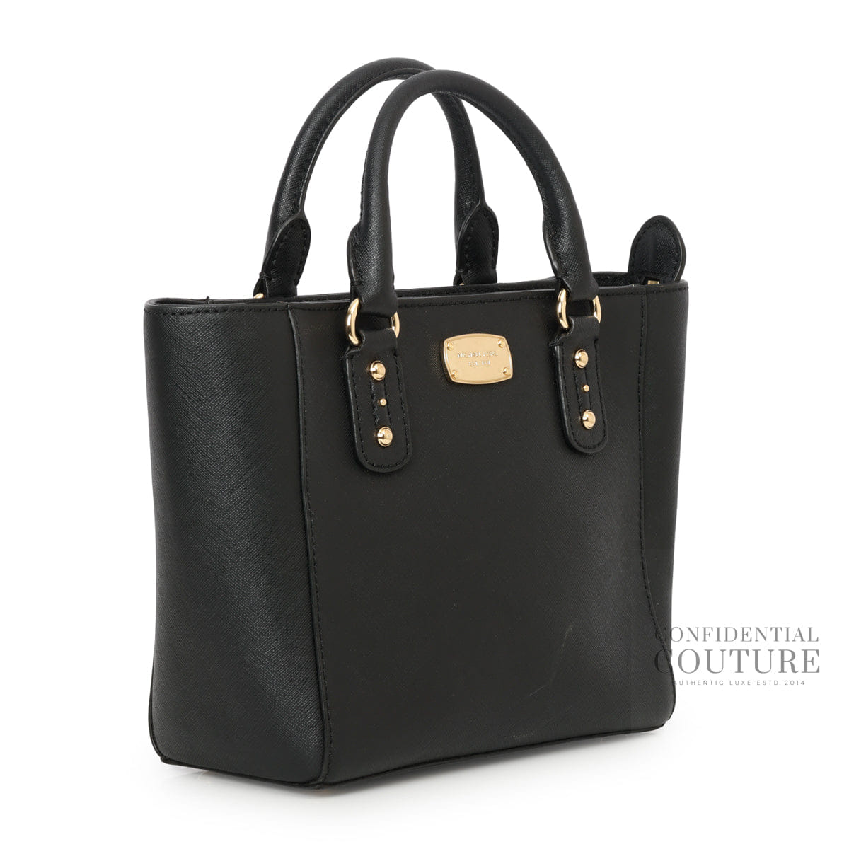 Michael Kors Black Solid Handheld Bag