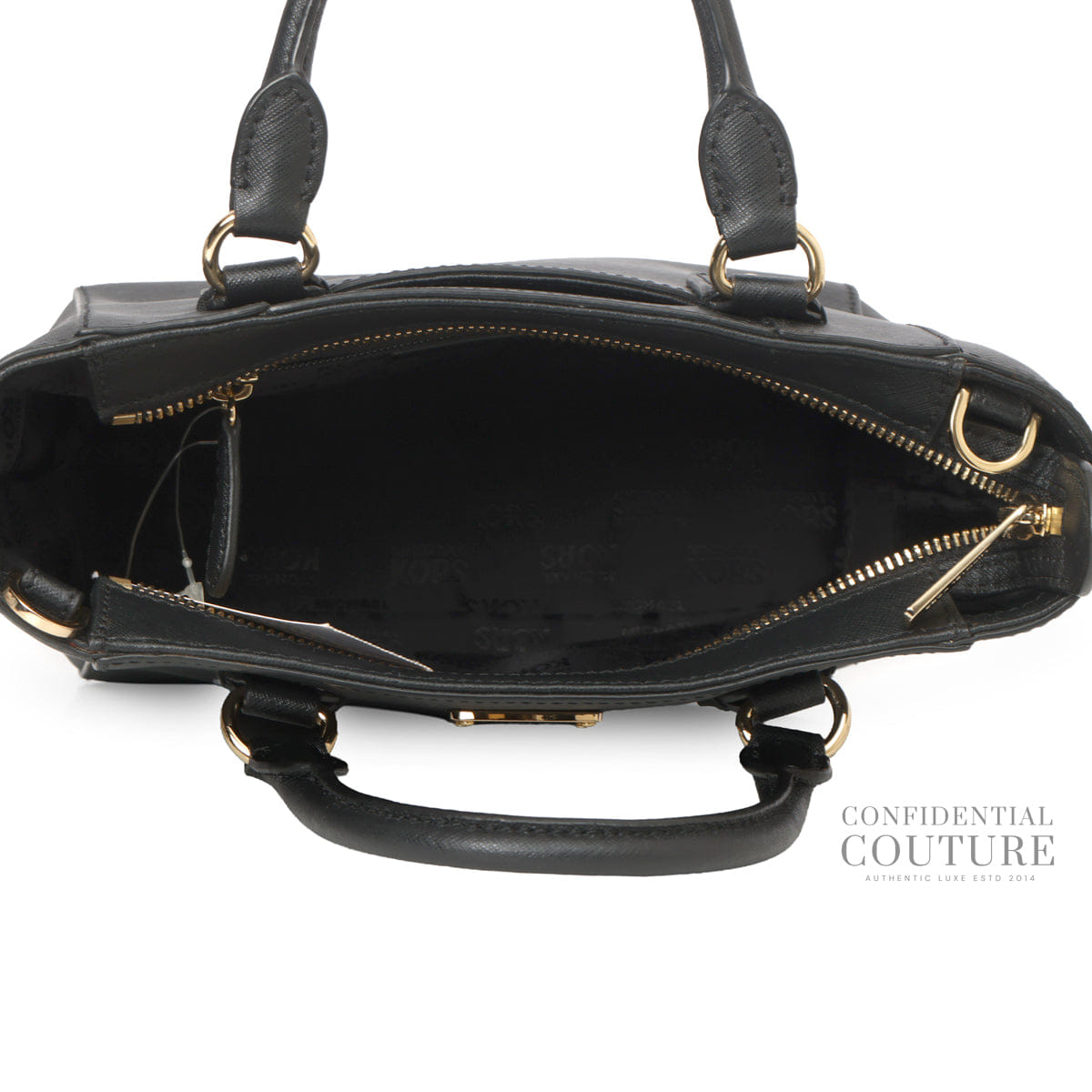 Michael Kors Black Solid Handheld Bag