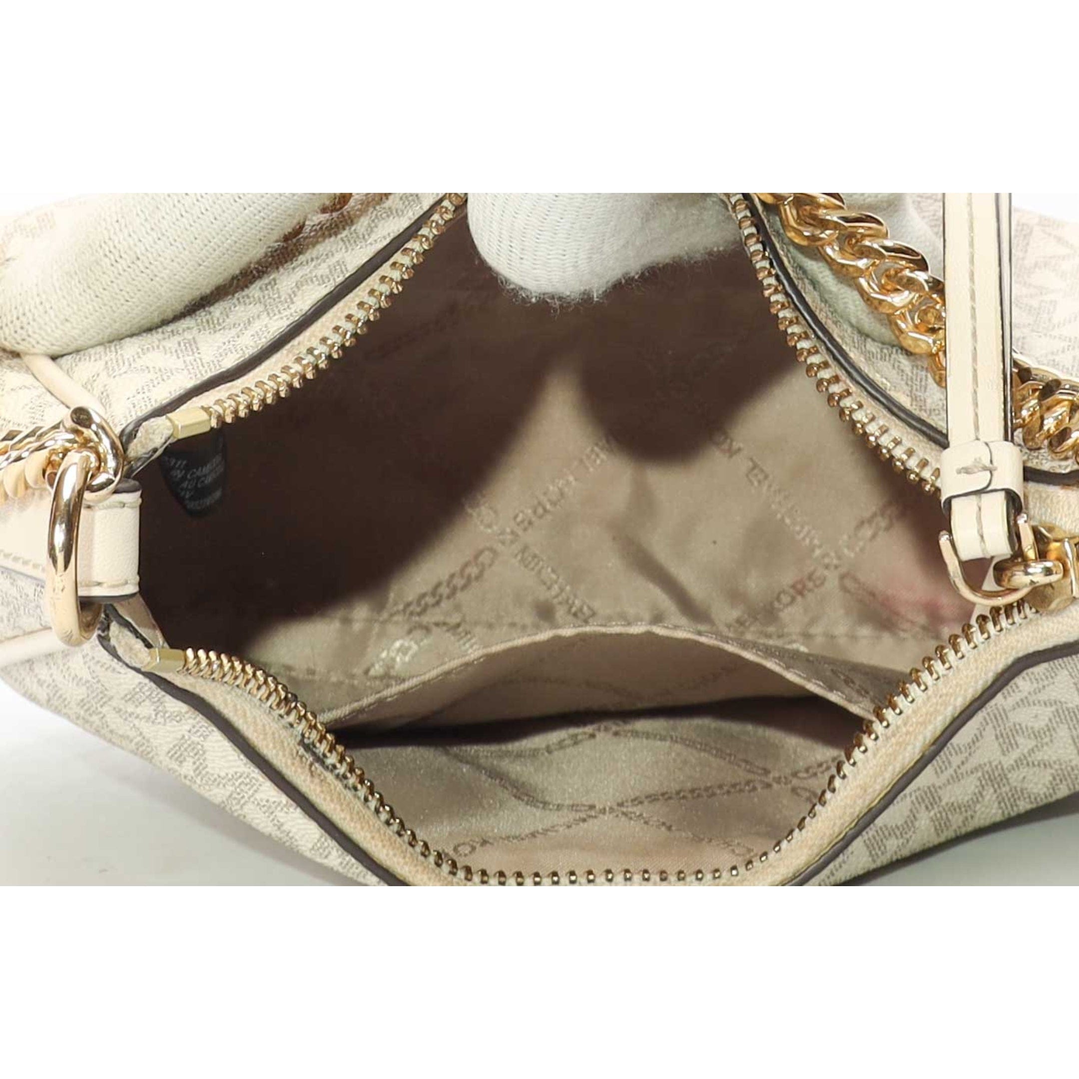Michael Kors Jet Set Charm Logo Print Shoulder Bag