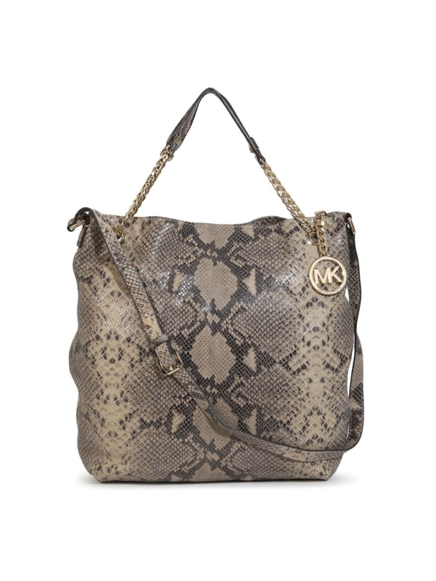 Michael Kors Exotic Print Shoulder Bag