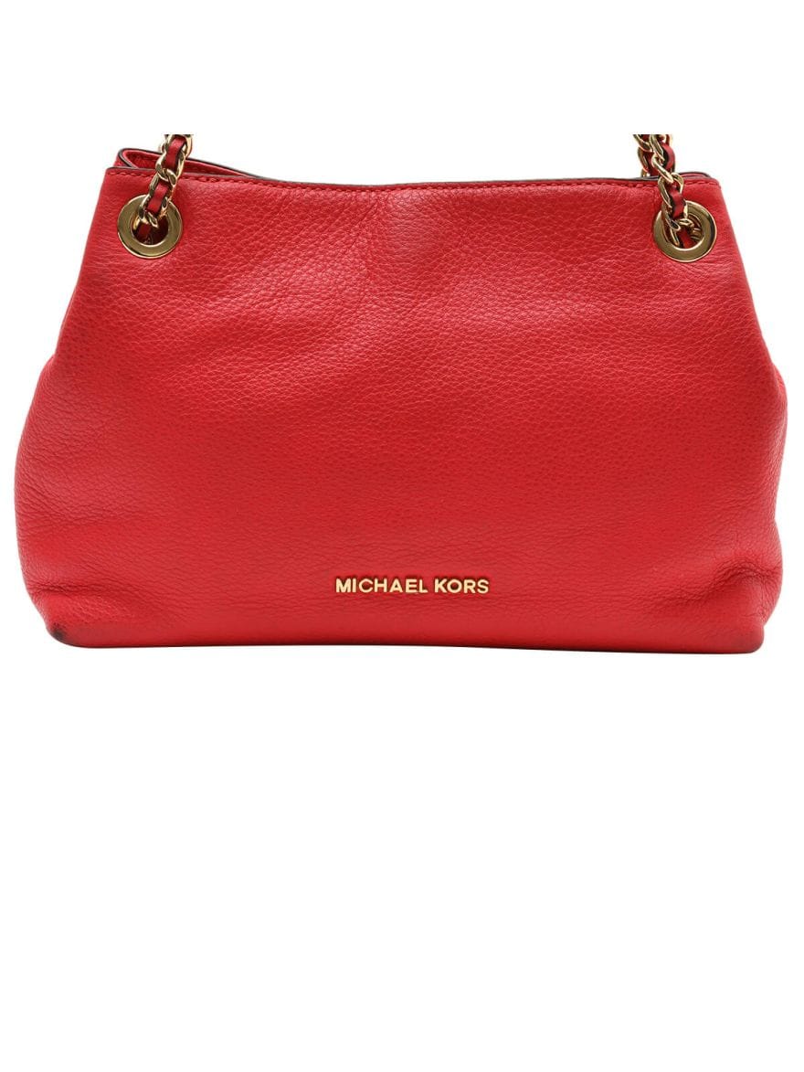 Michael Kors Pink/Golden Chain Shoulder Bag