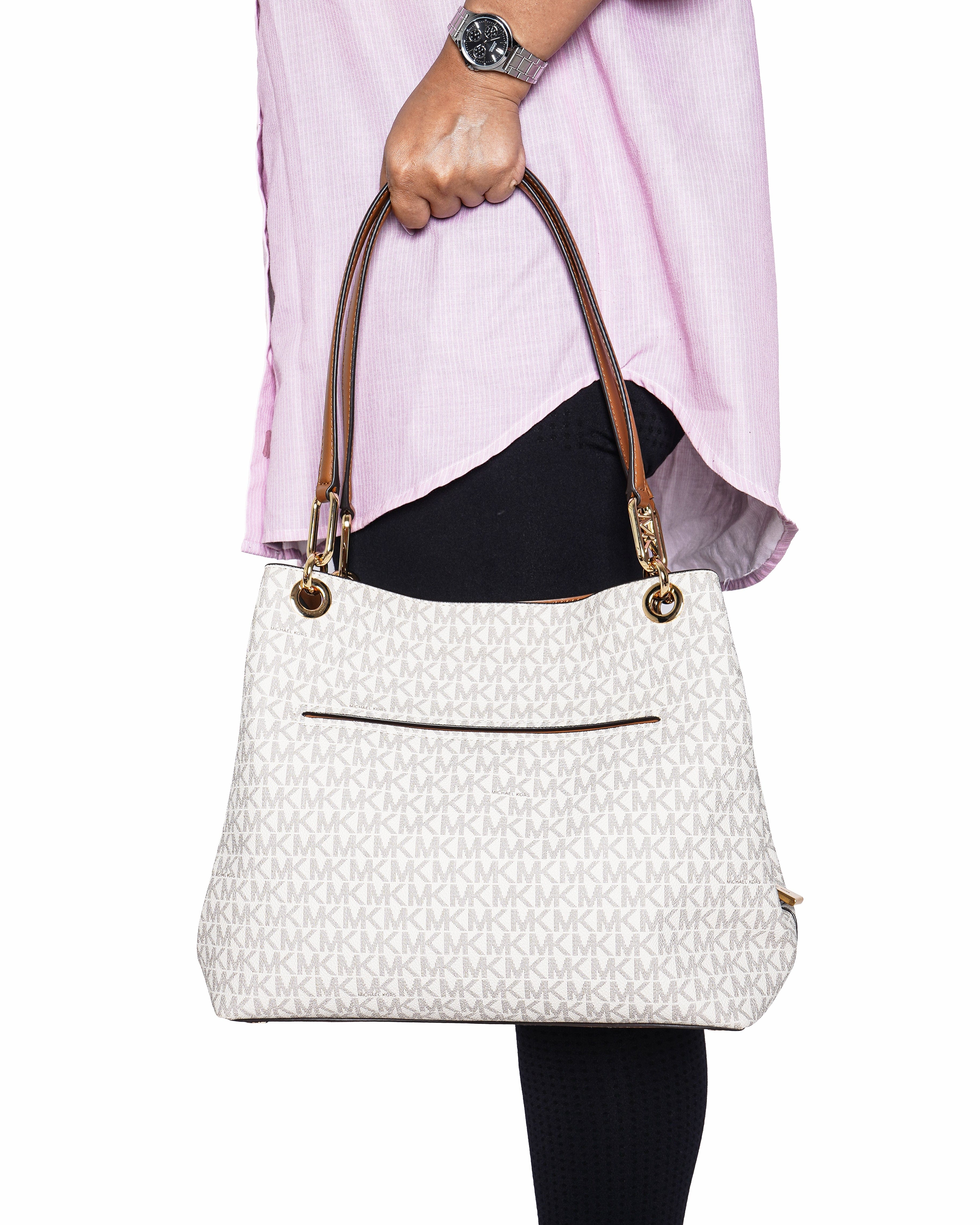 Michael Kors Kensington Logo Large Shoulder Bag