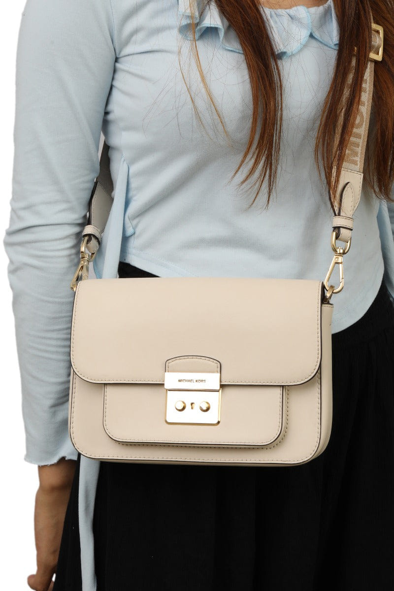 Michael Kors Editor Medium Leather Shoulder Bag