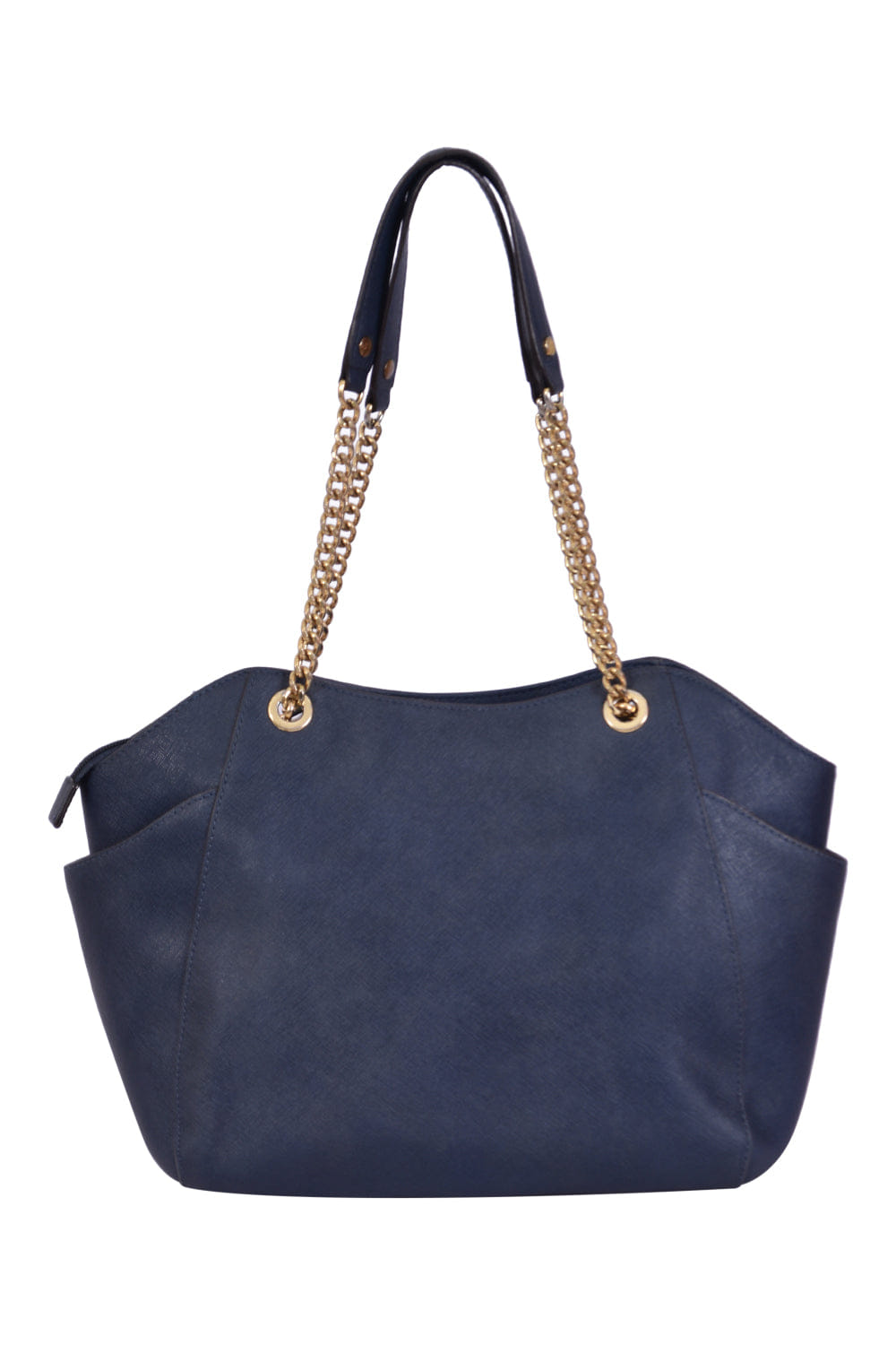 Michael Kors Jet Set Saffiano Leather Blue Travel Shoulder Bag
