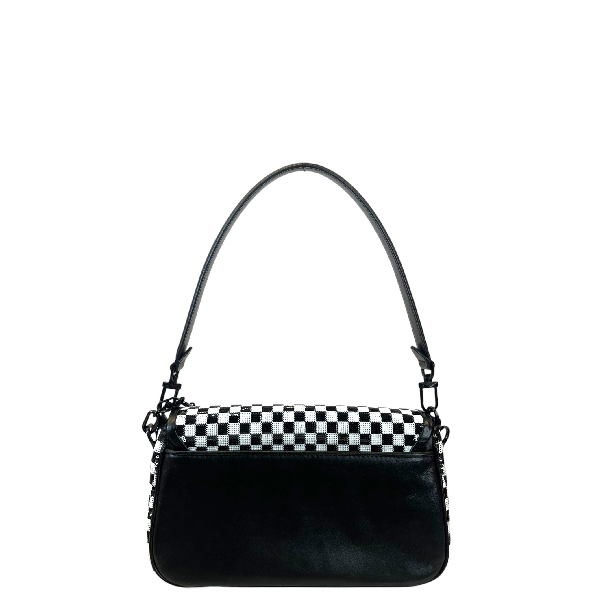 Michael Kors Parker Medium Sequined Checkerboard Shoulder Bag