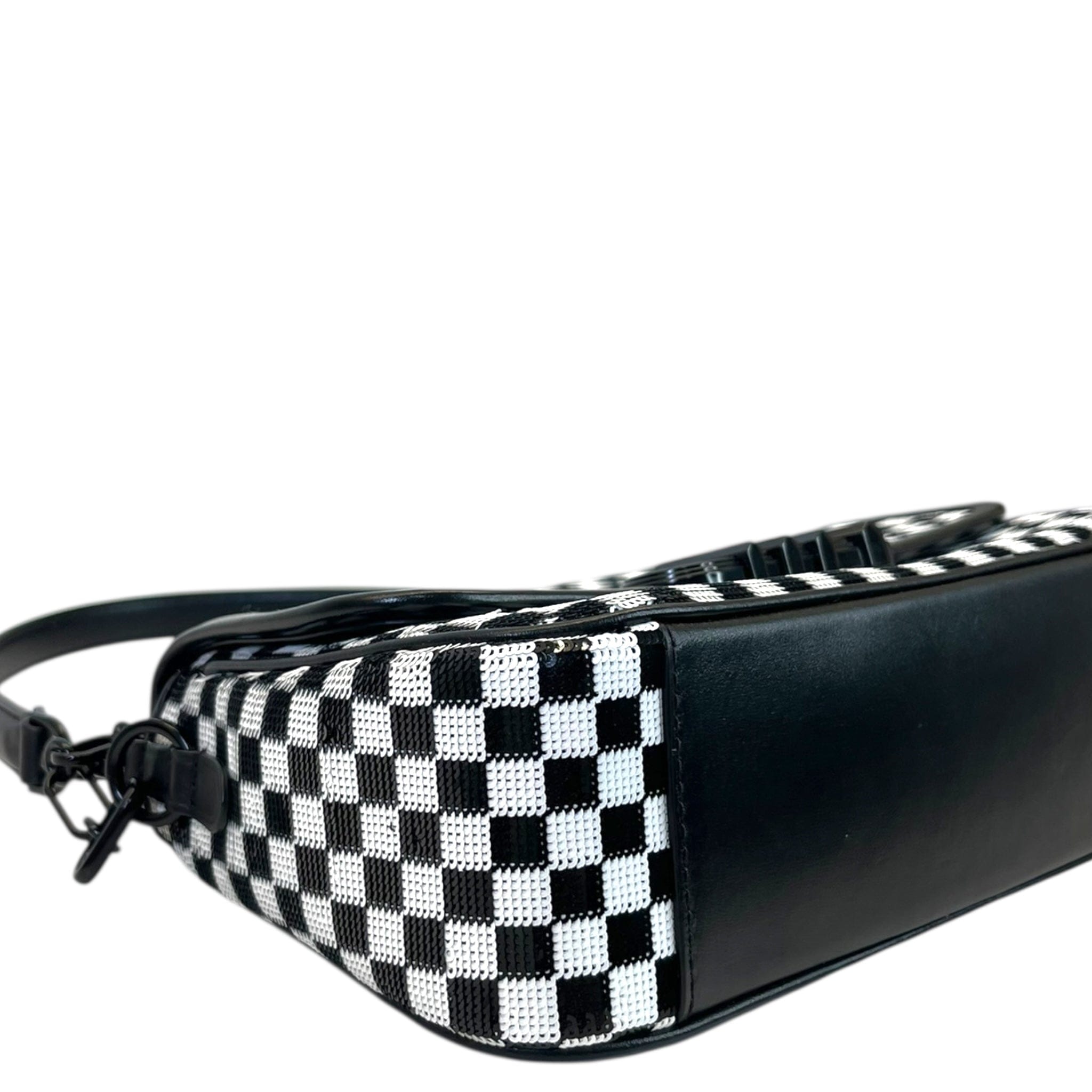 Michael Kors Parker Medium Sequined Checkerboard Shoulder Bag