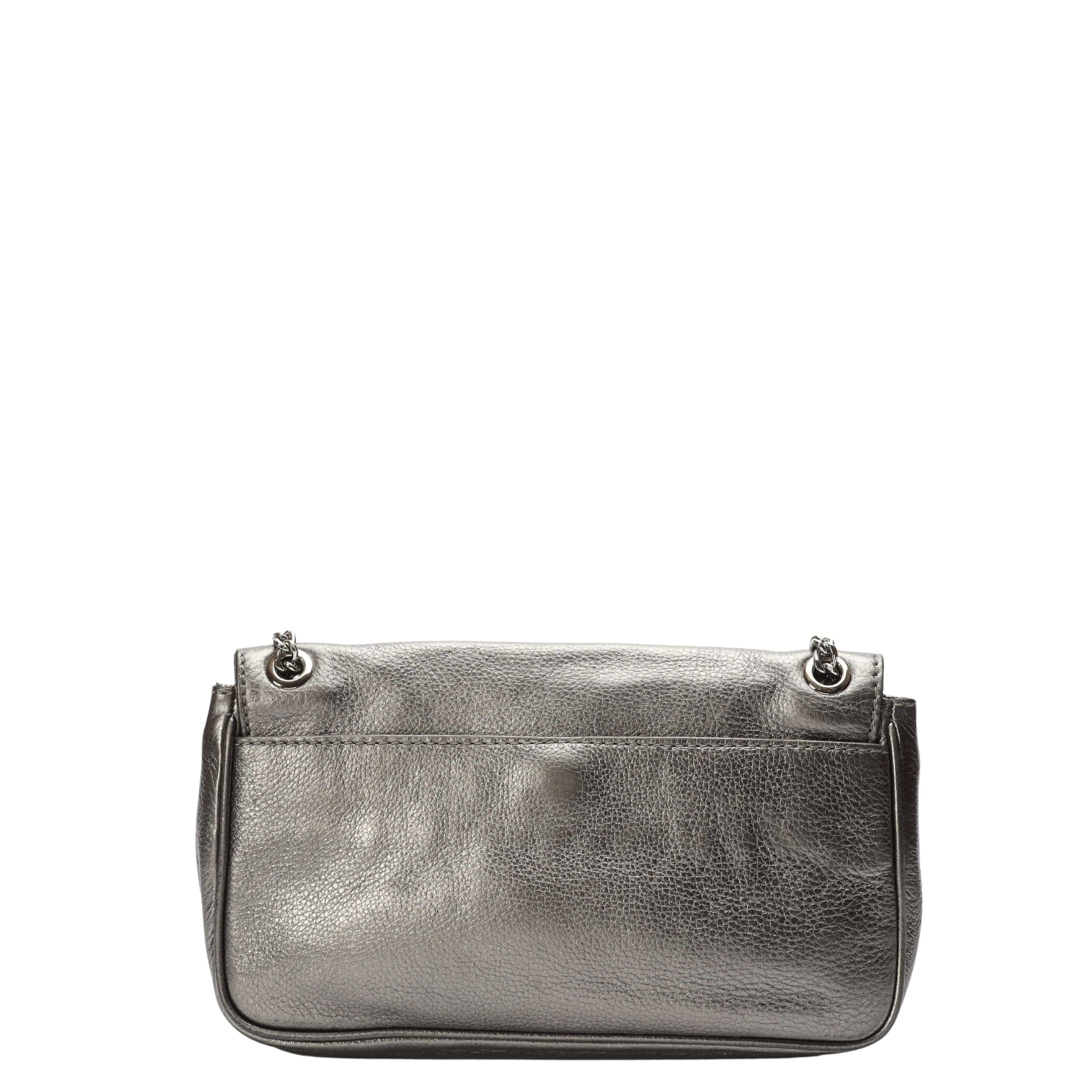 Michael Kors silver Chain Flap Shoulder Bag