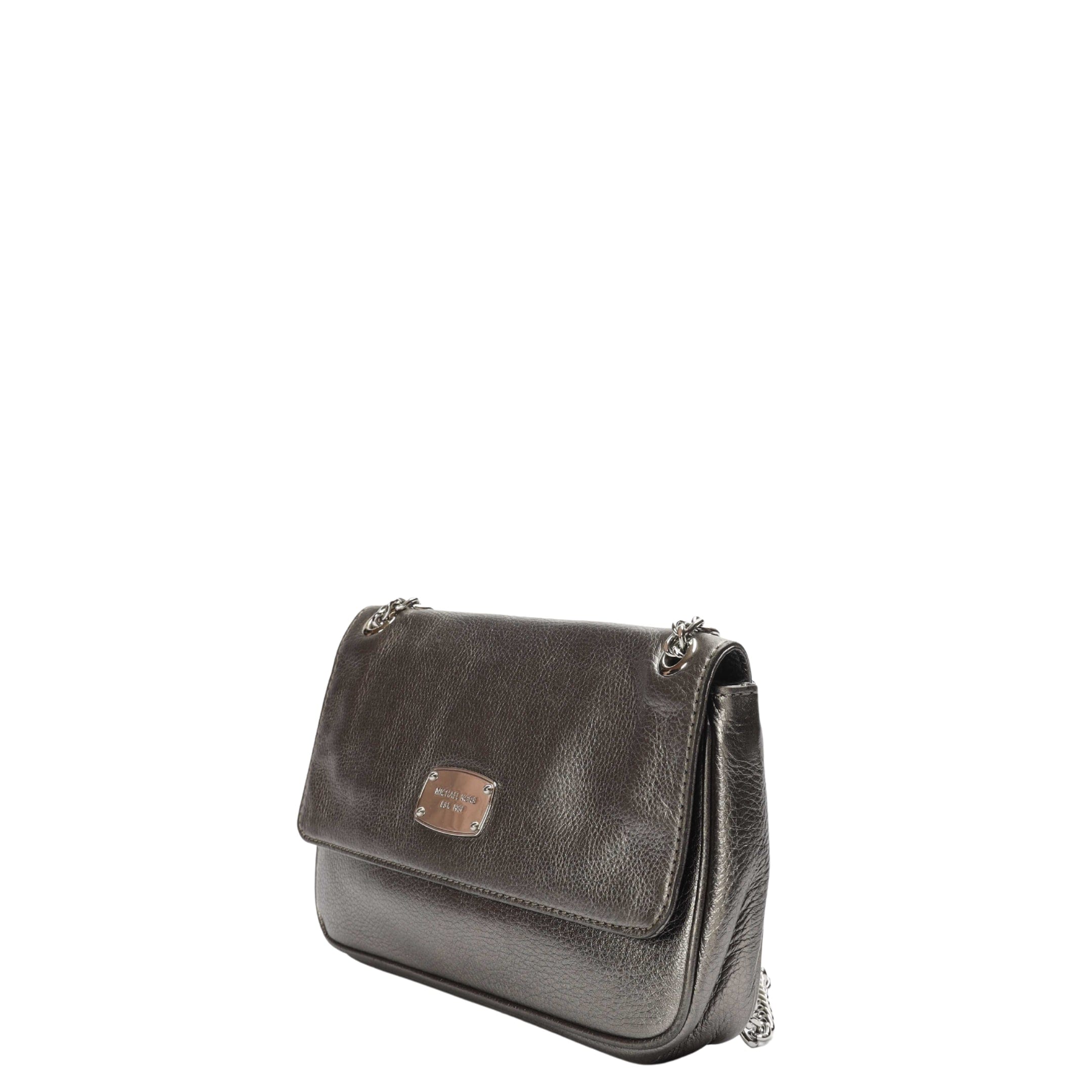 Michael Kors silver Chain Flap Shoulder Bag
