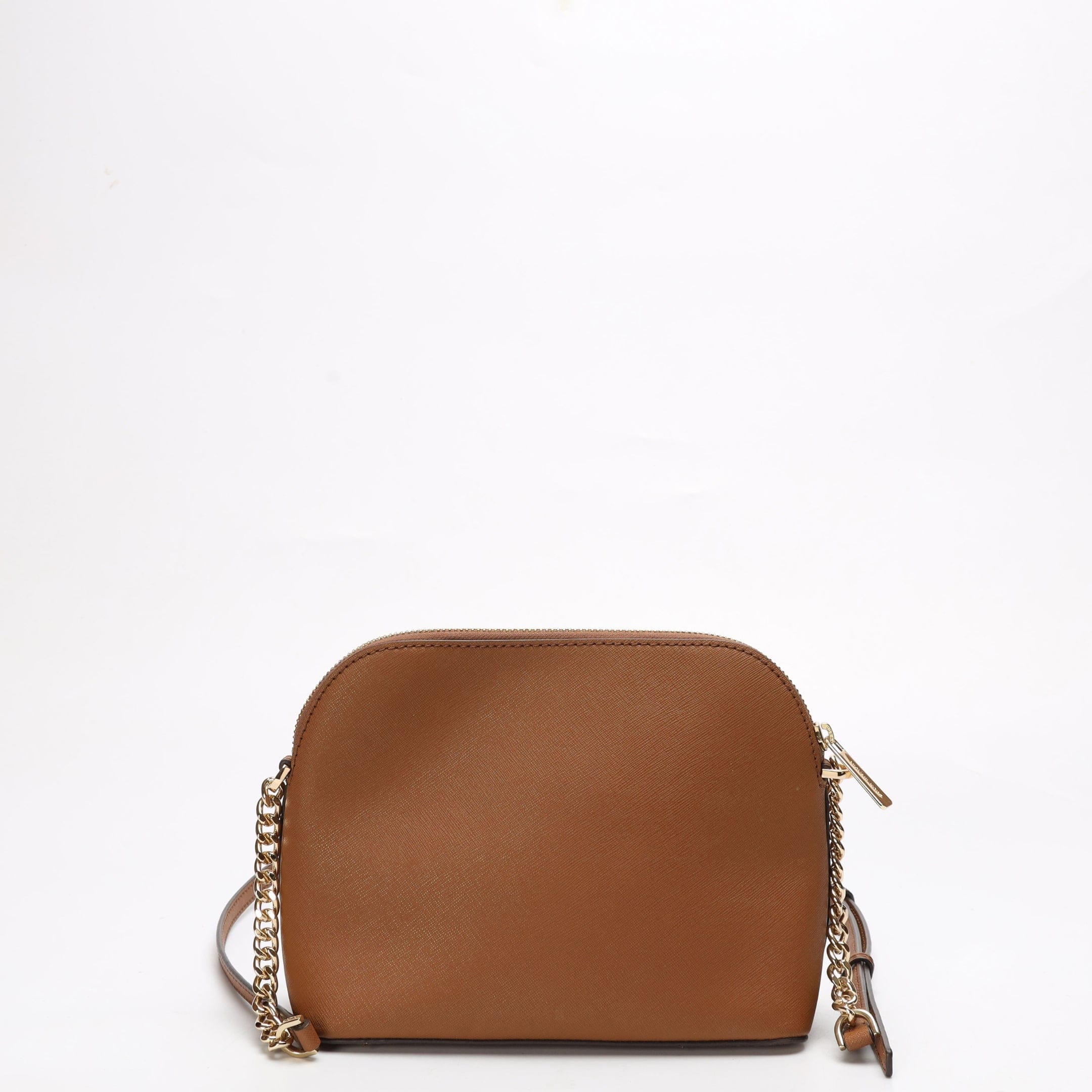 Michael Kors Tan Jet Set Travel Dome Cross Body Bag