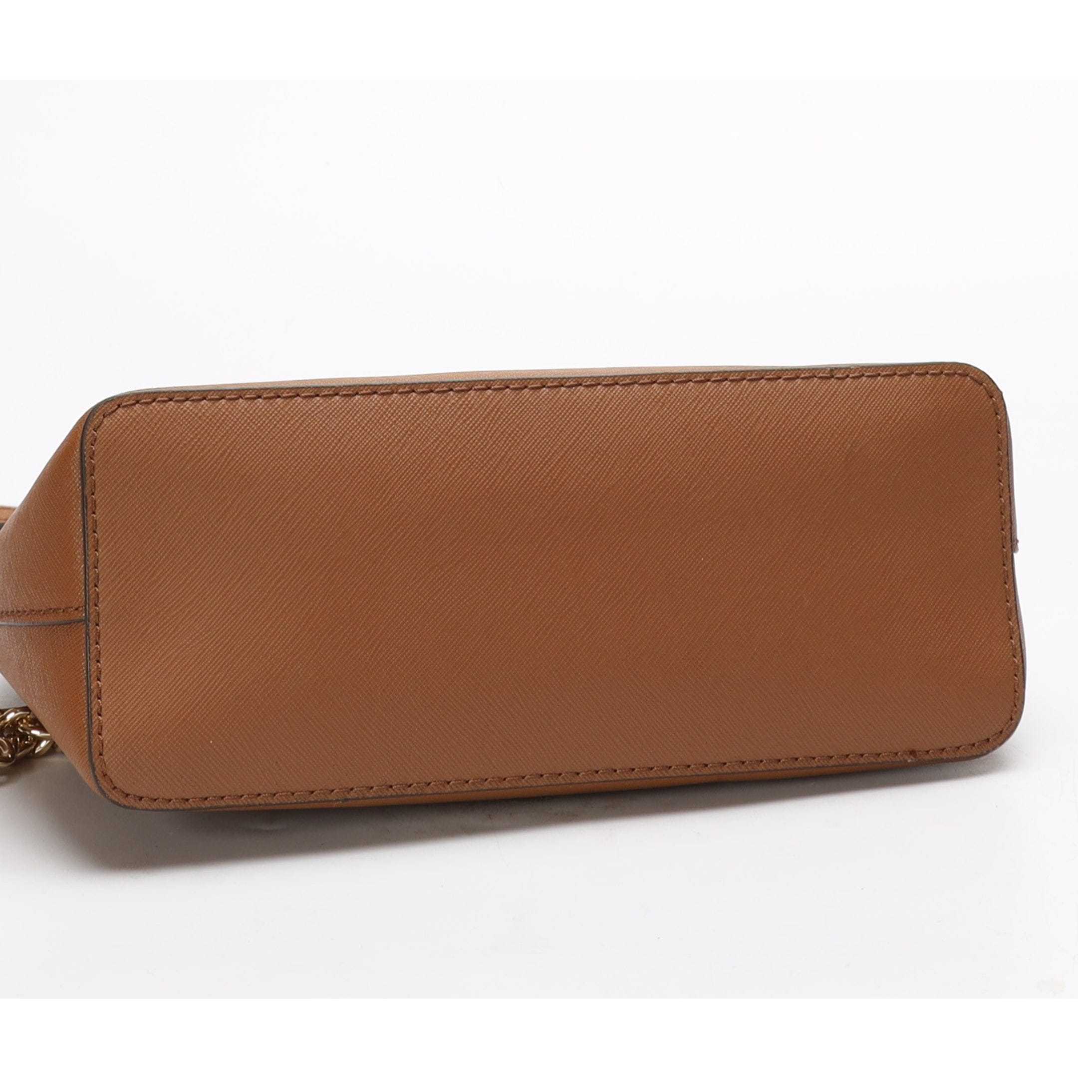 Michael Kors Tan Jet Set Travel Dome Cross Body Bag