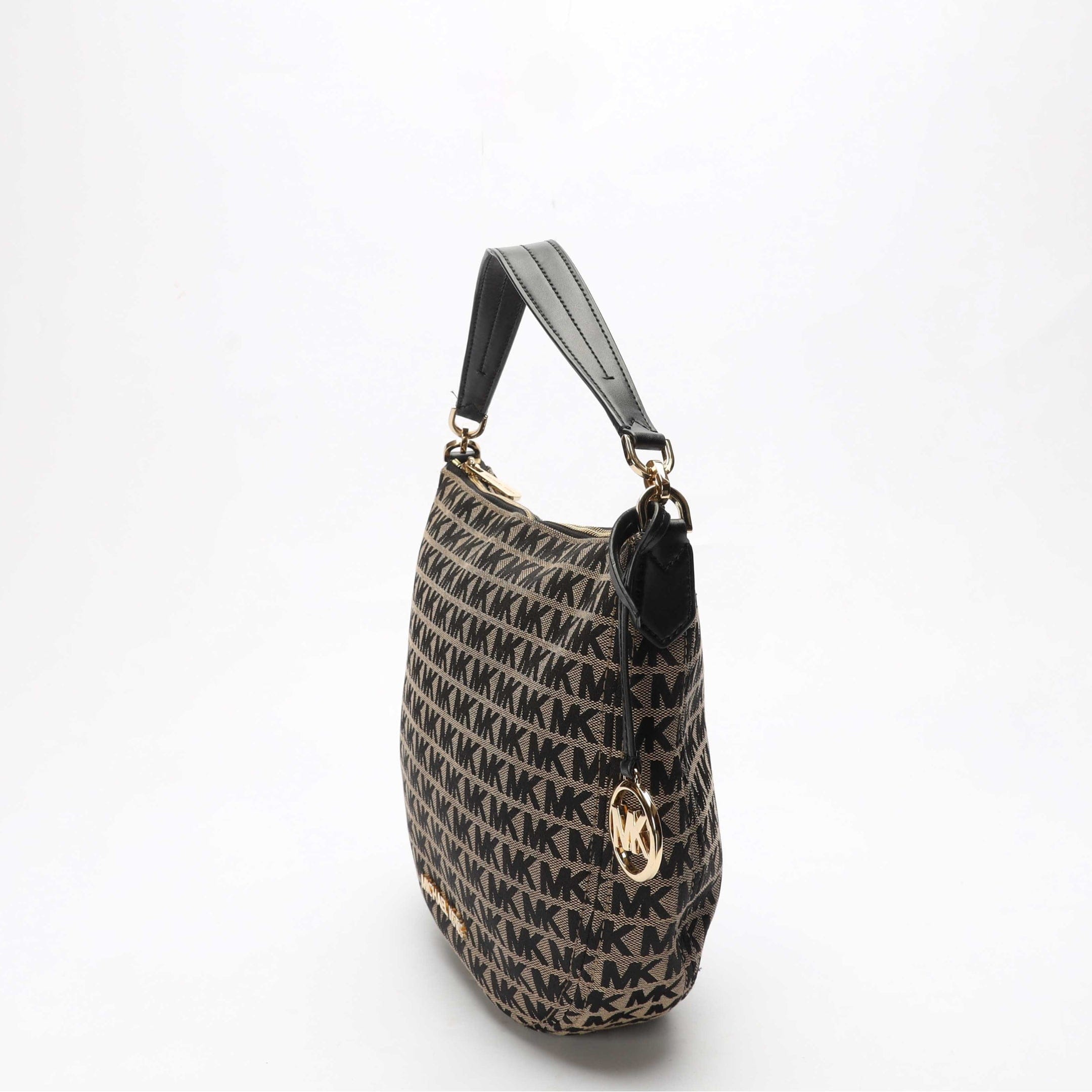 Michael Kors Bedford Logo Hobo Cross Body Bag