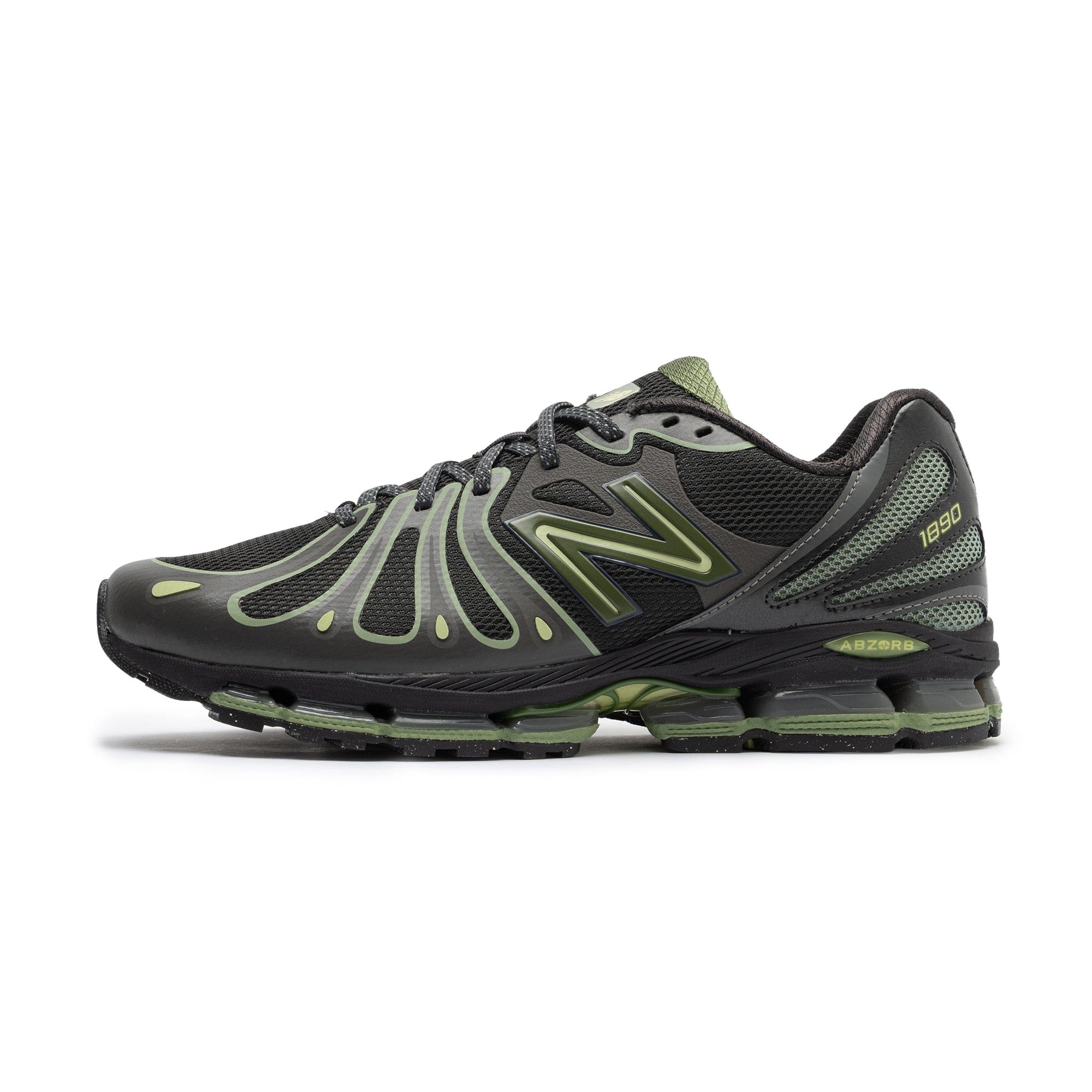 New Balance U189071H Faded Black / Utility Green