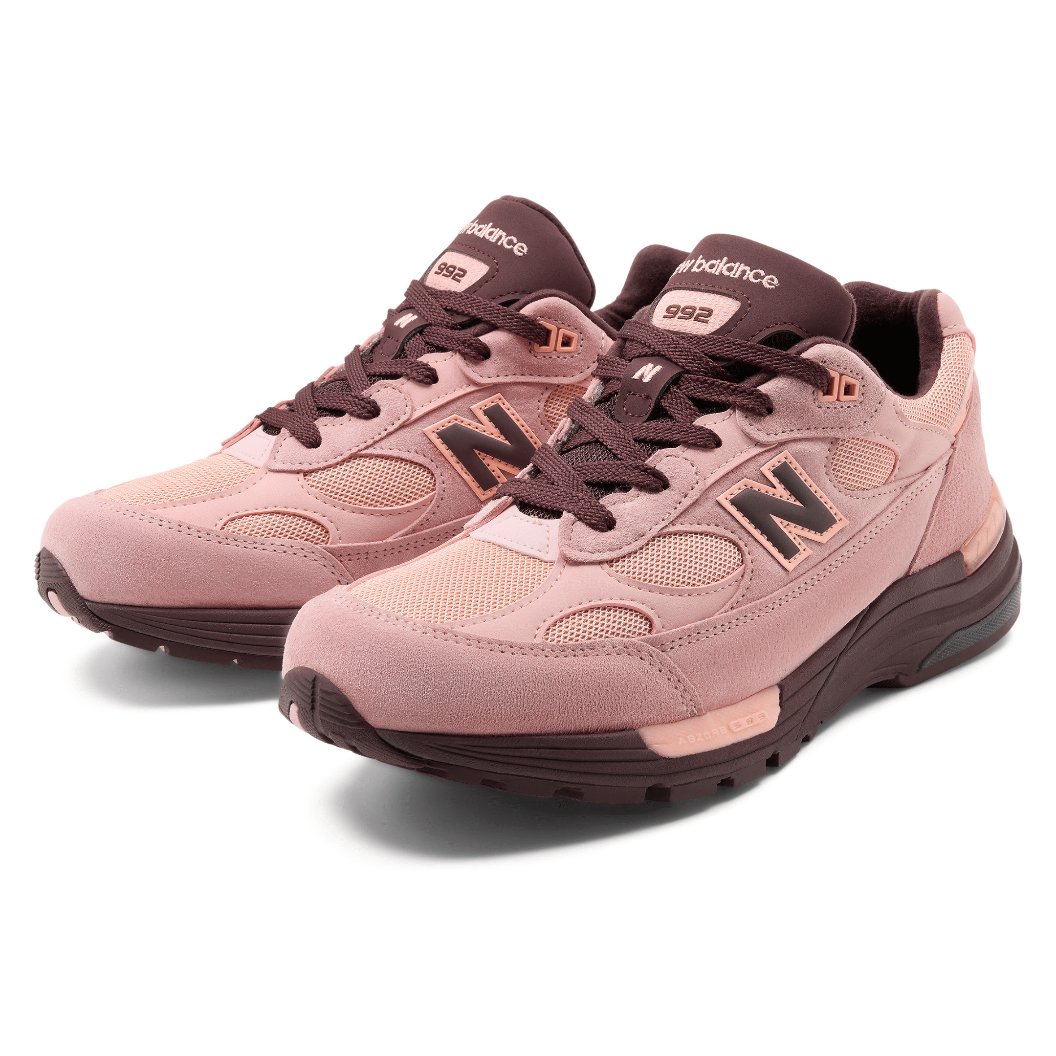 New Balance Men's U992PK Pink Chalk/Pink Lemonade/Cherry Leather