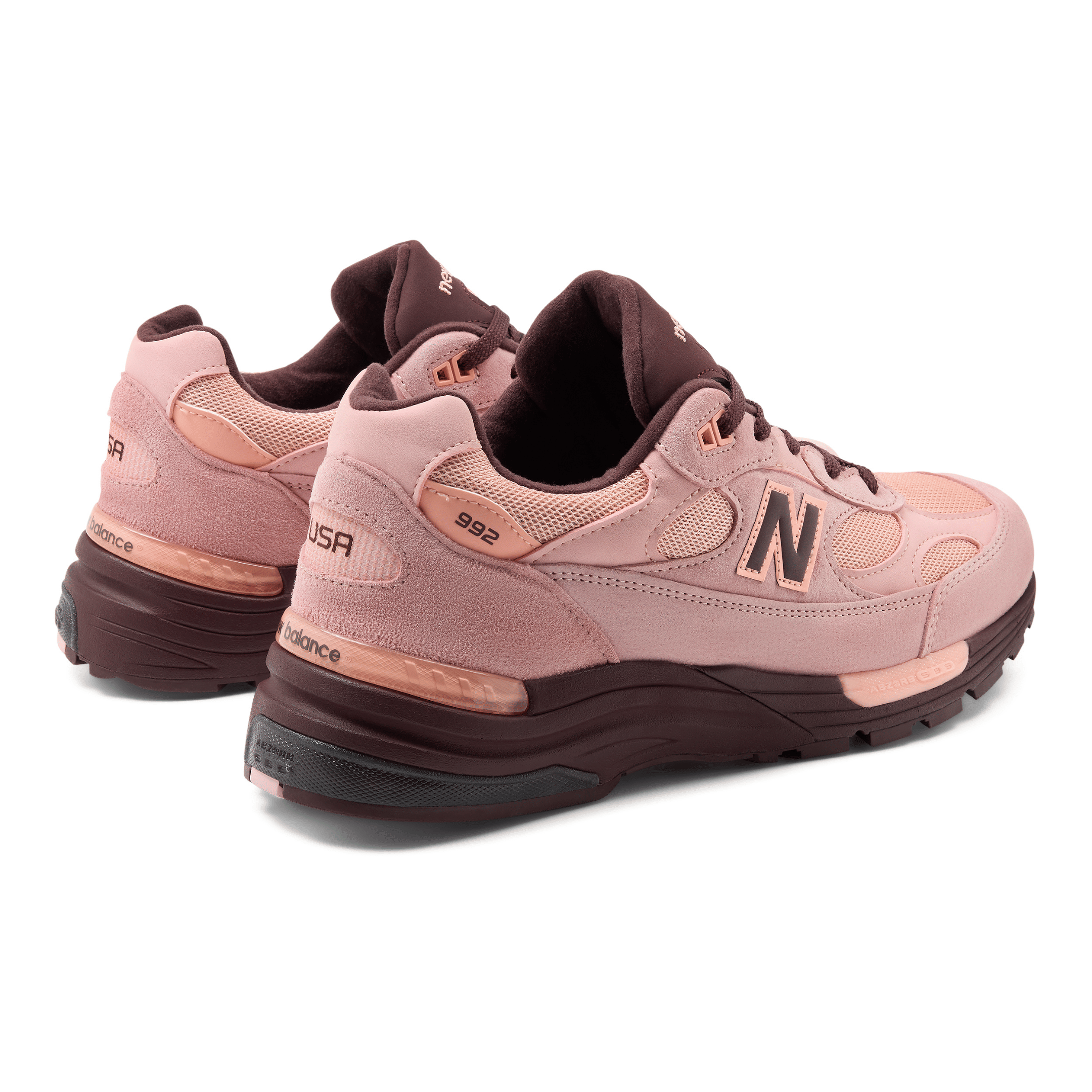 New Balance Men's U992PK Pink Chalk/Pink Lemonade/Cherry Leather