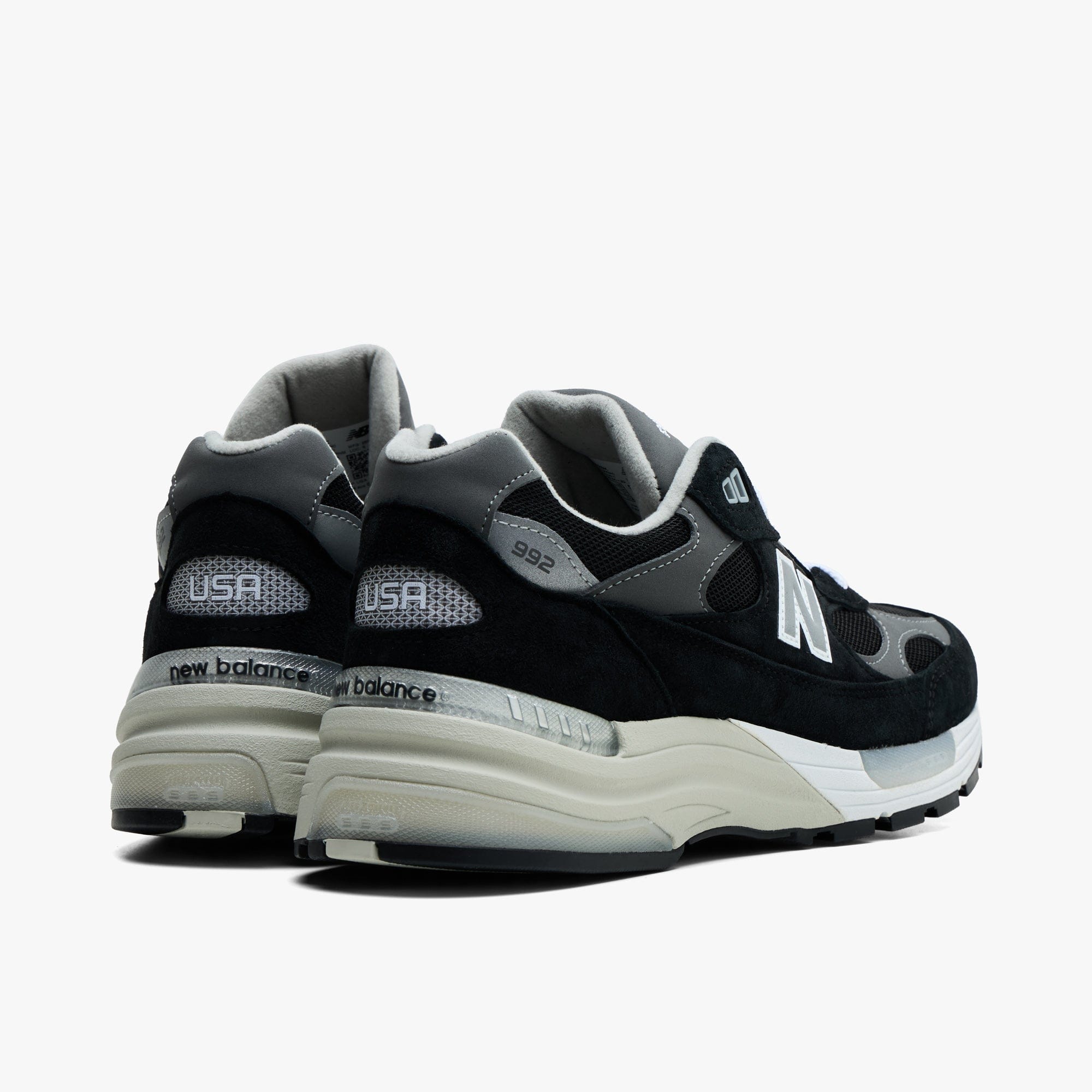 New Balance Made in USA 992 Core Black / White
