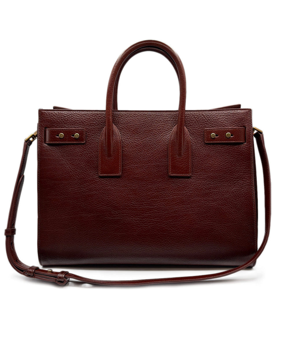Saint Laurent Sac De Jour Brown Leather Handbag