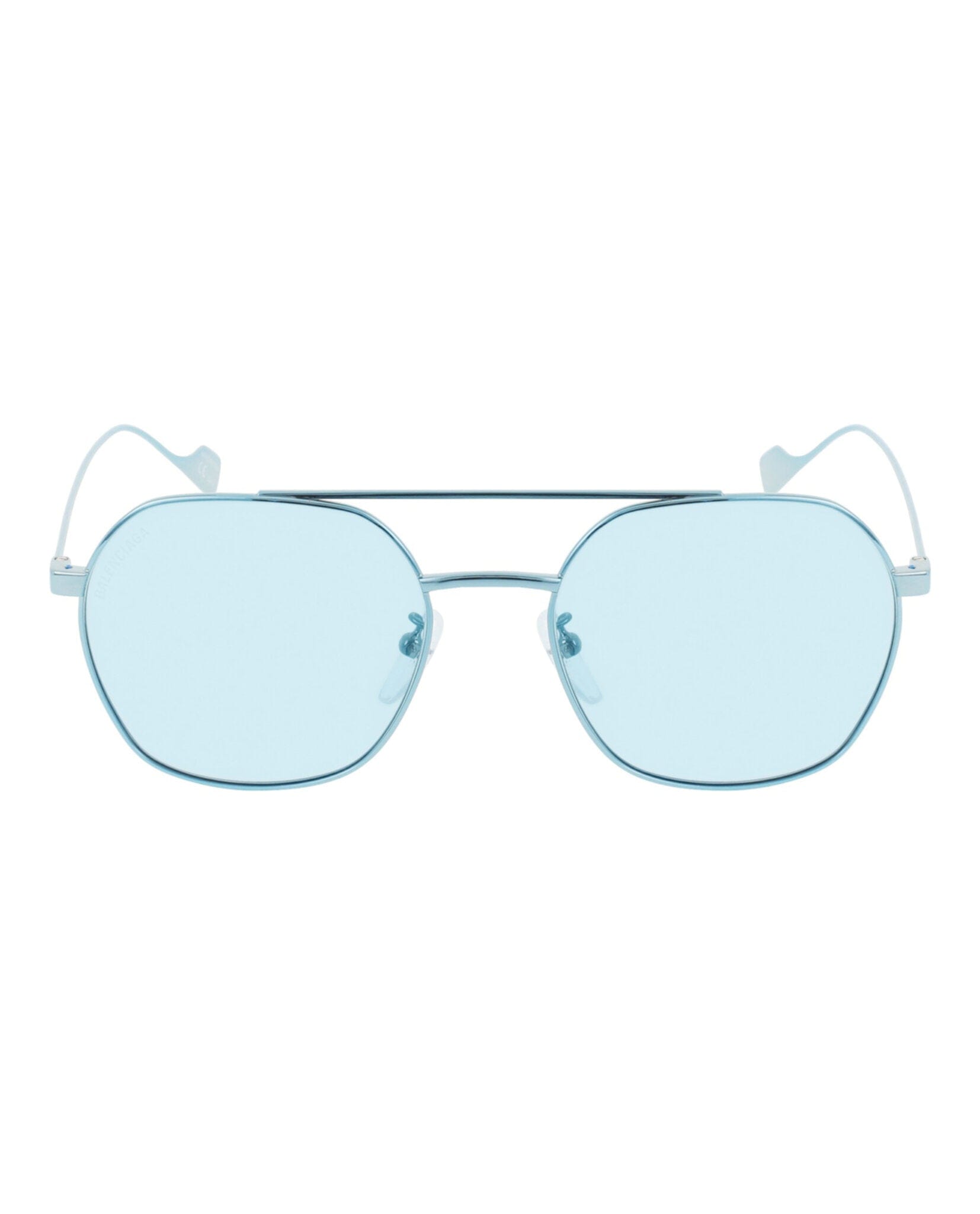 Balenciaga Unisex Aviator Light Blue Fashion Designer Eyewear