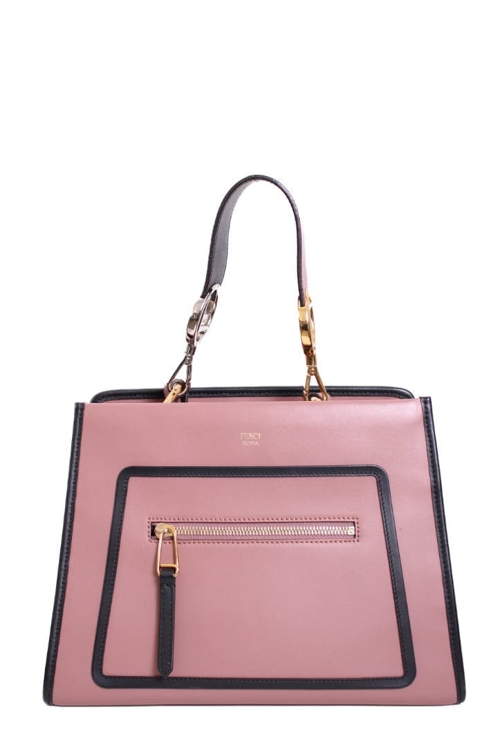 Fendi Runaway Small Tote Bag Dusty Pink