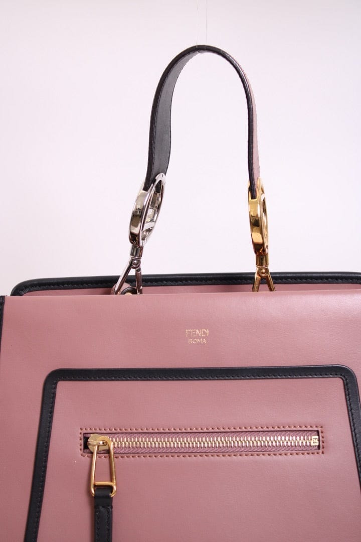 Fendi Runaway Small Tote Bag Dusty Pink