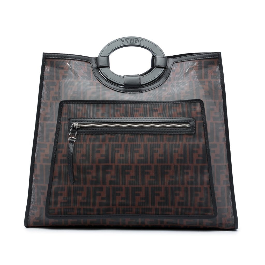 Fendi Large FF 1974 Mesh Runaway Shopper Tote