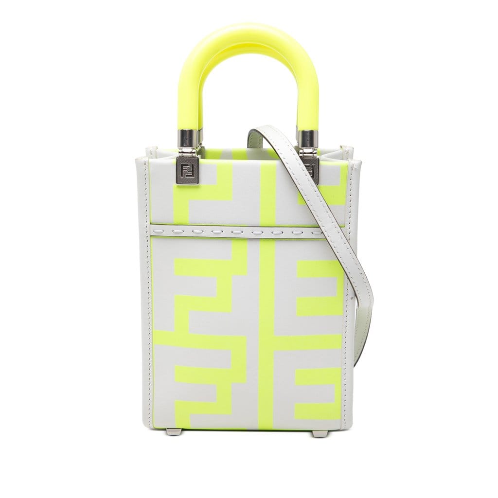Fendi Marc Jacobs Mini Leather Sunshine Shopper Tote