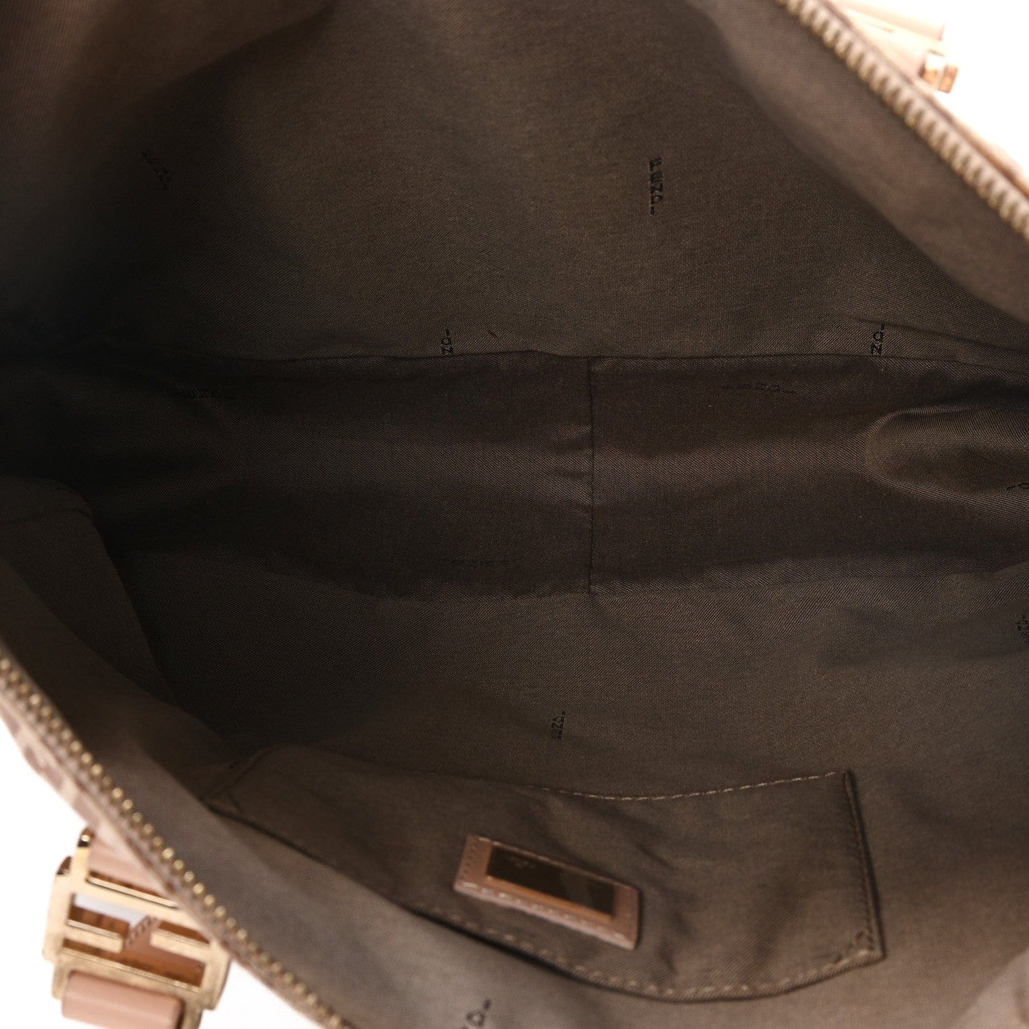Fendi Zucchino Shopper Tote Pink