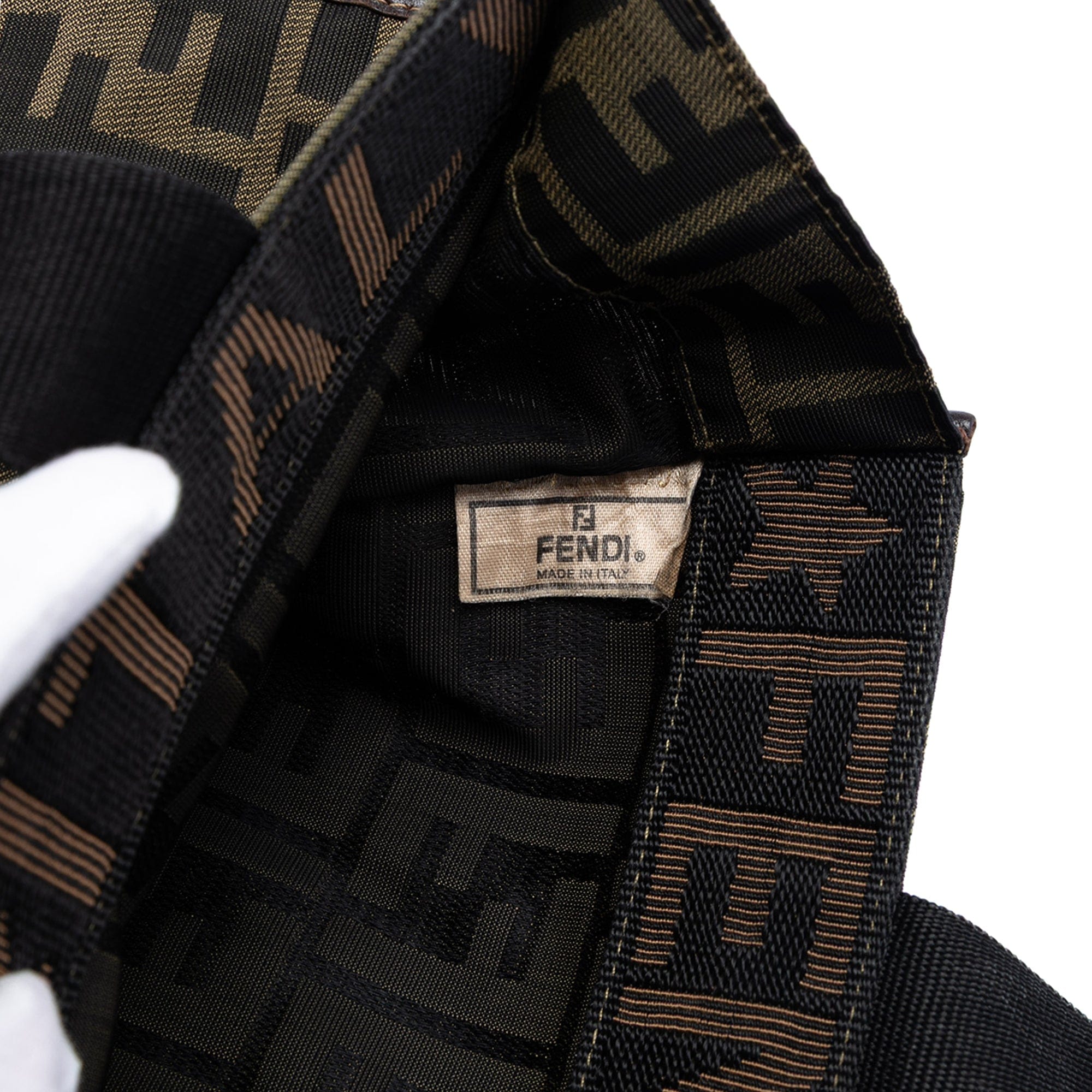Fendi Zucca Canvas Shopping Tote