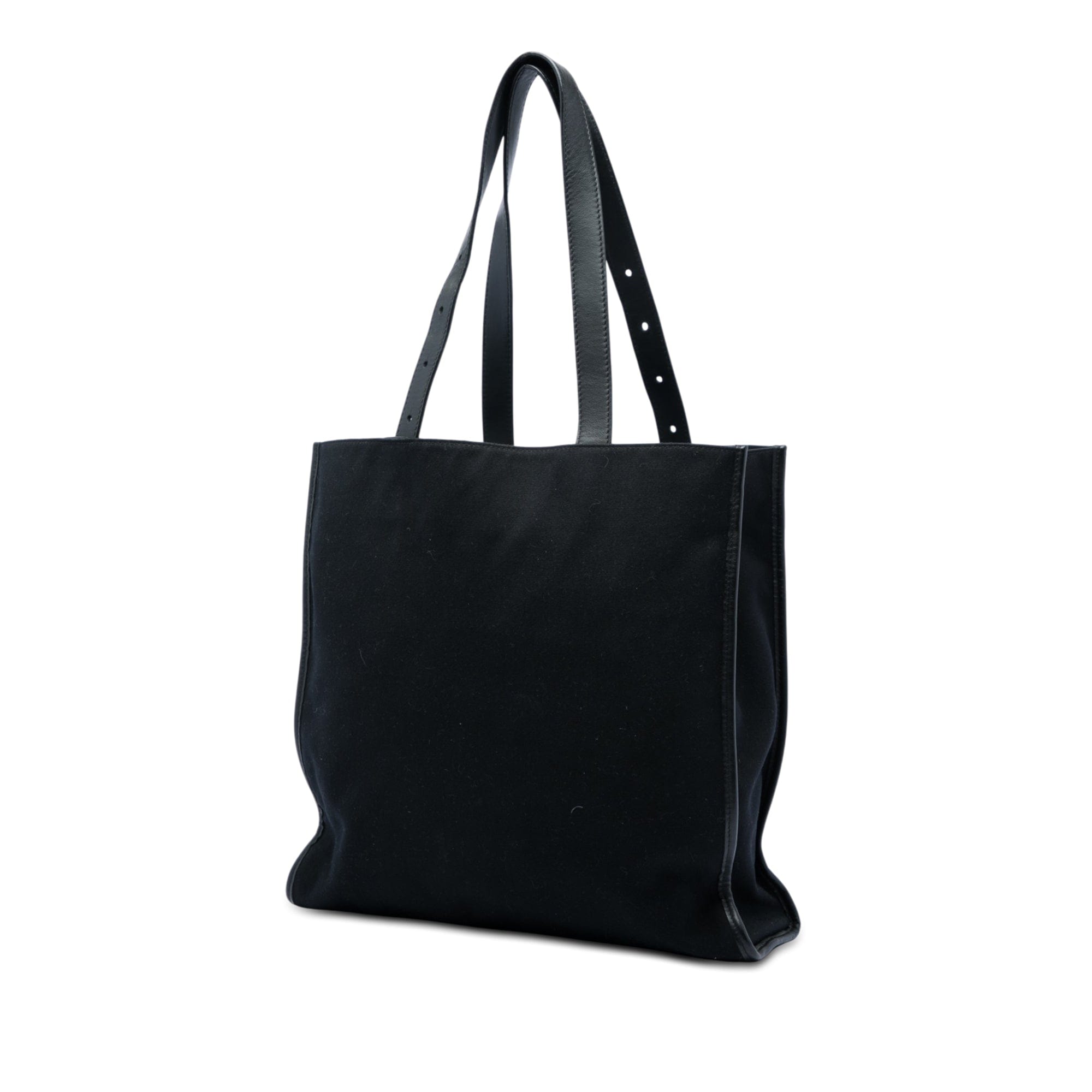 Fendi Canvas Logo Patch Tote