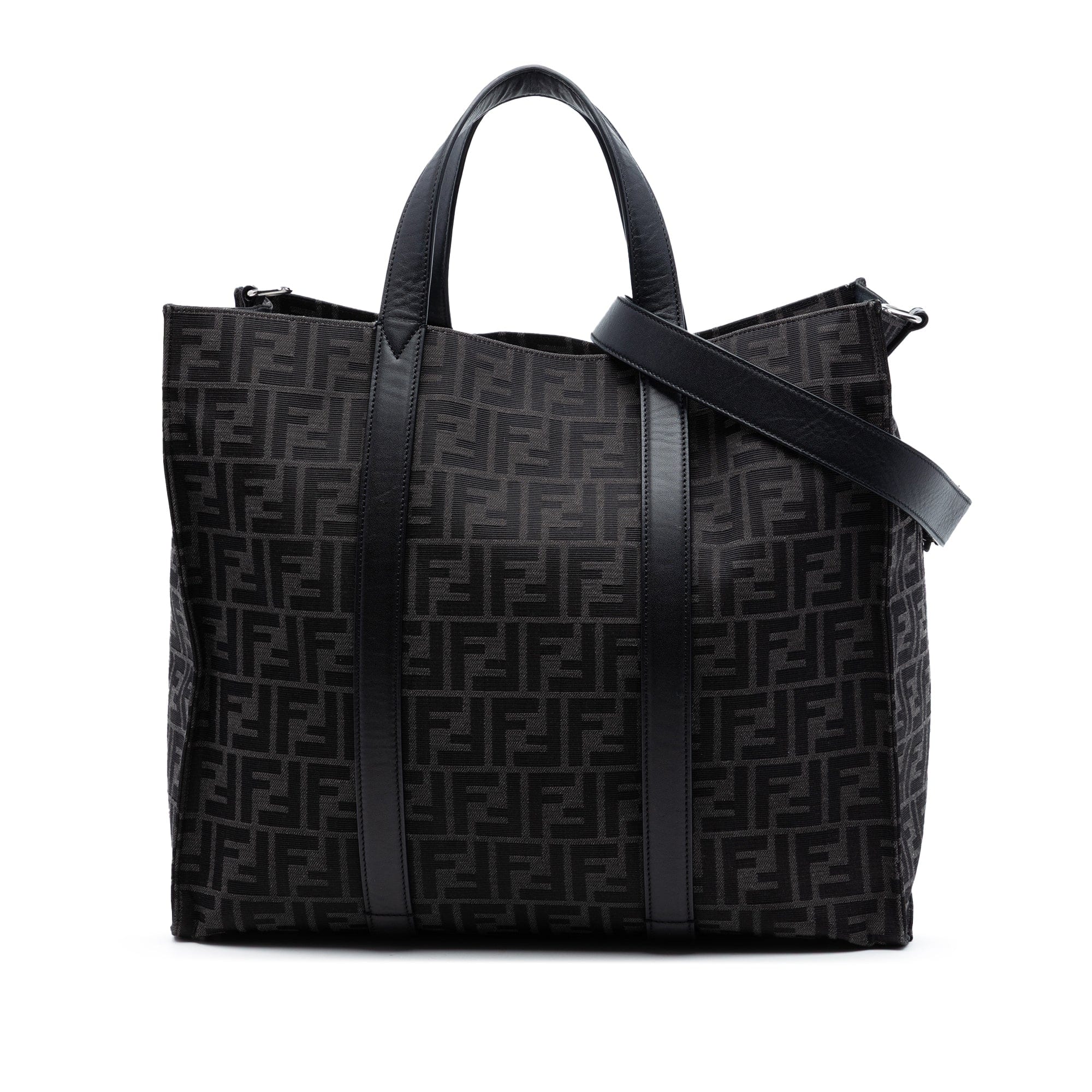 Fendi Large Zucca Jacquard Shopper Tote