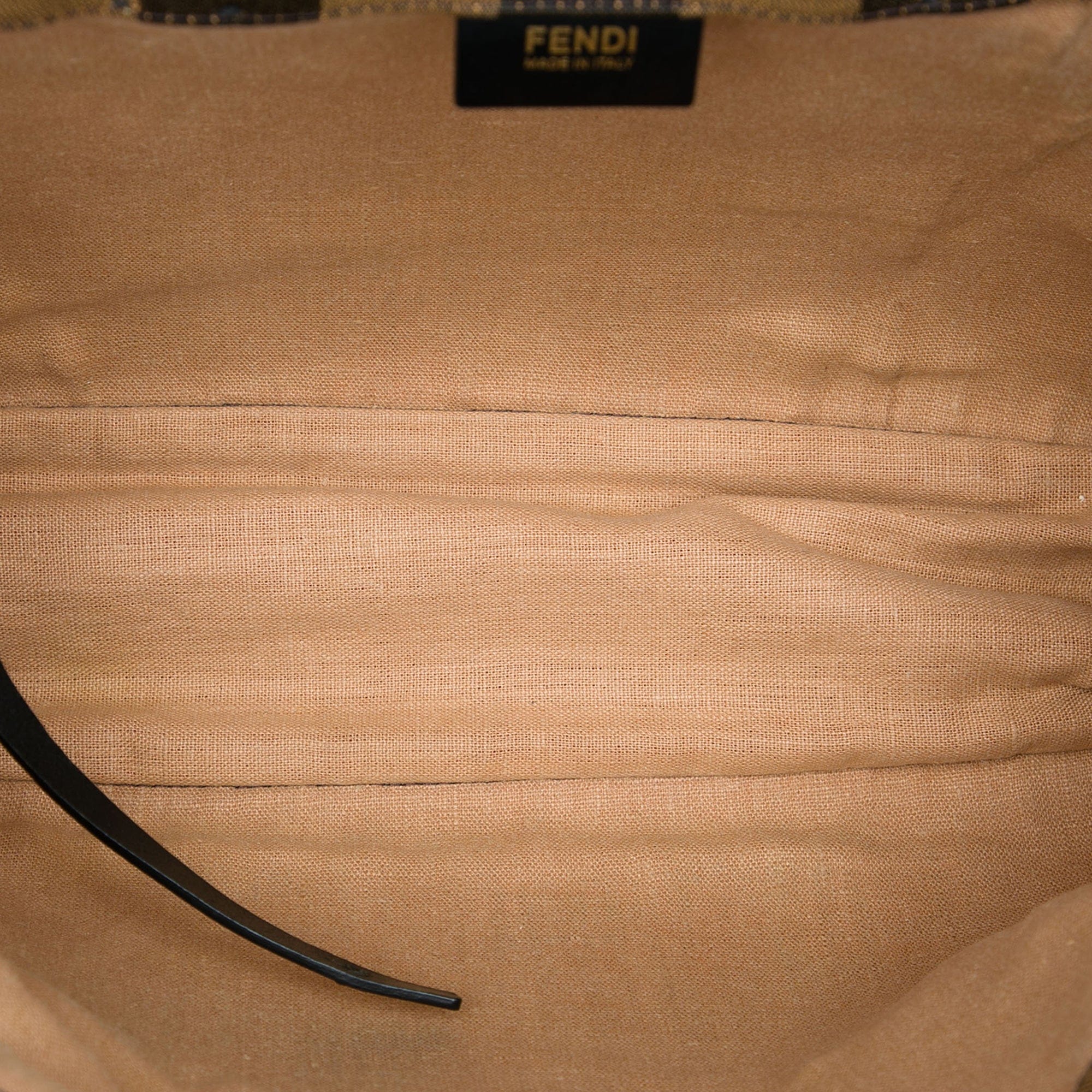 Fendi Pequin Canvas Simply Shopping Tote