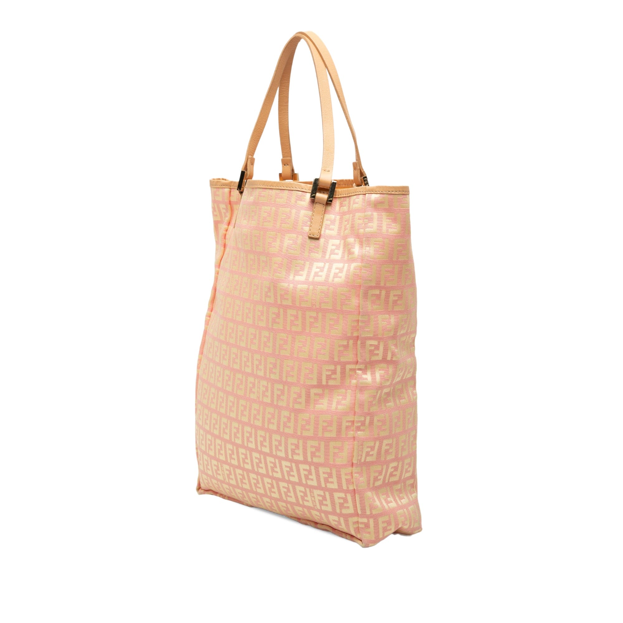 Fendi Zucchino Canvas Vertical Tote