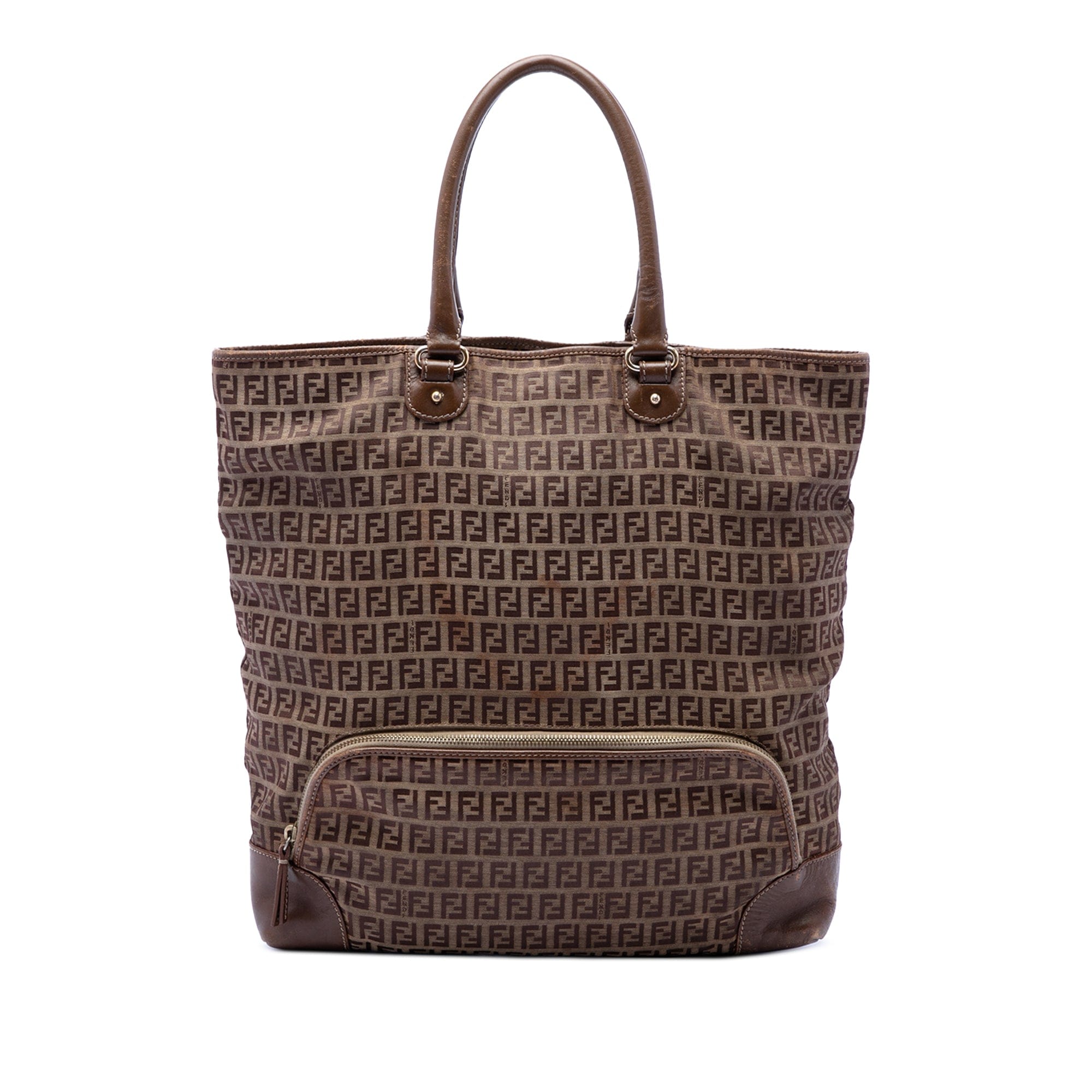 Fendi Zucchino Canvas Chef Shopping Tote