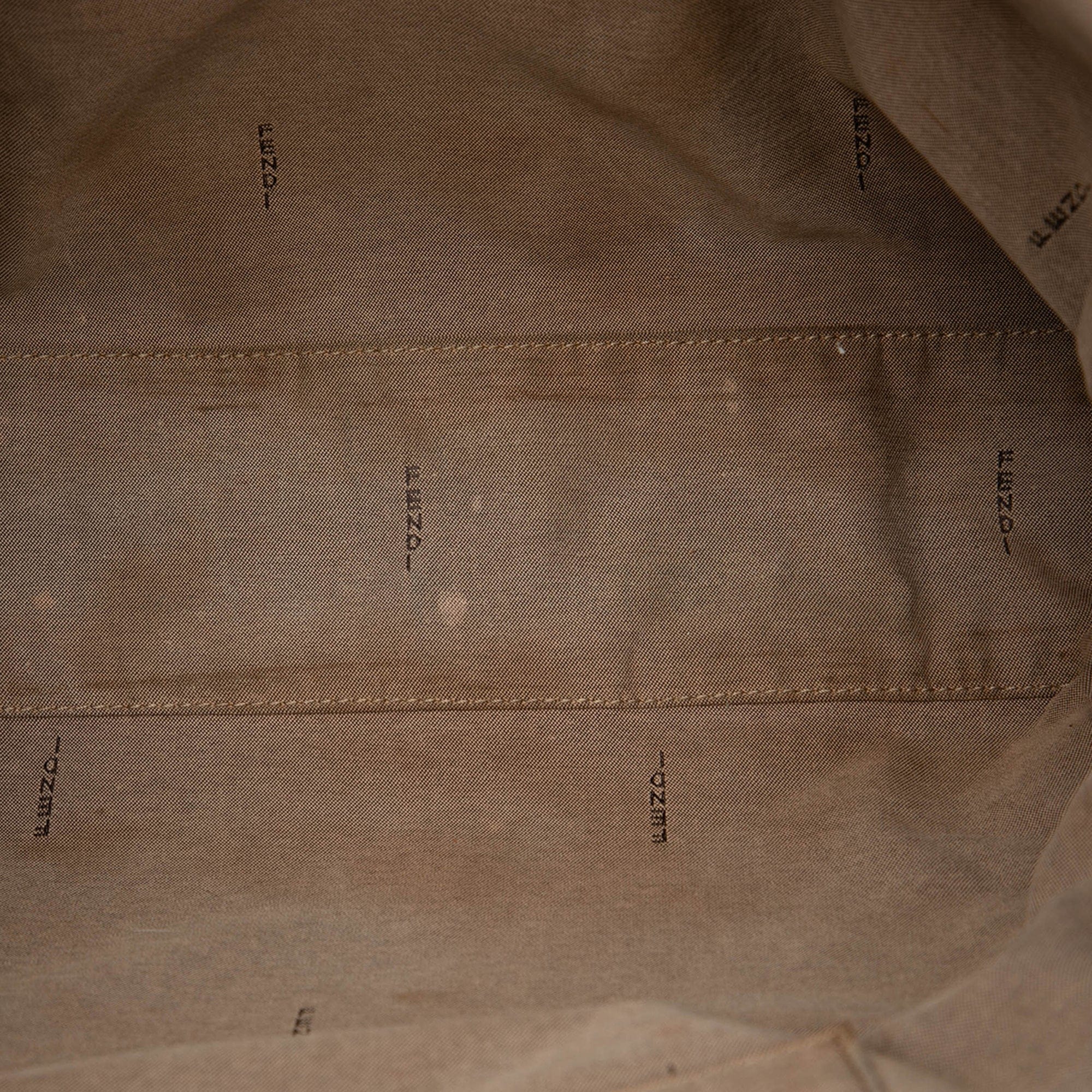 Fendi Zucchino Canvas Chef Shopping Tote