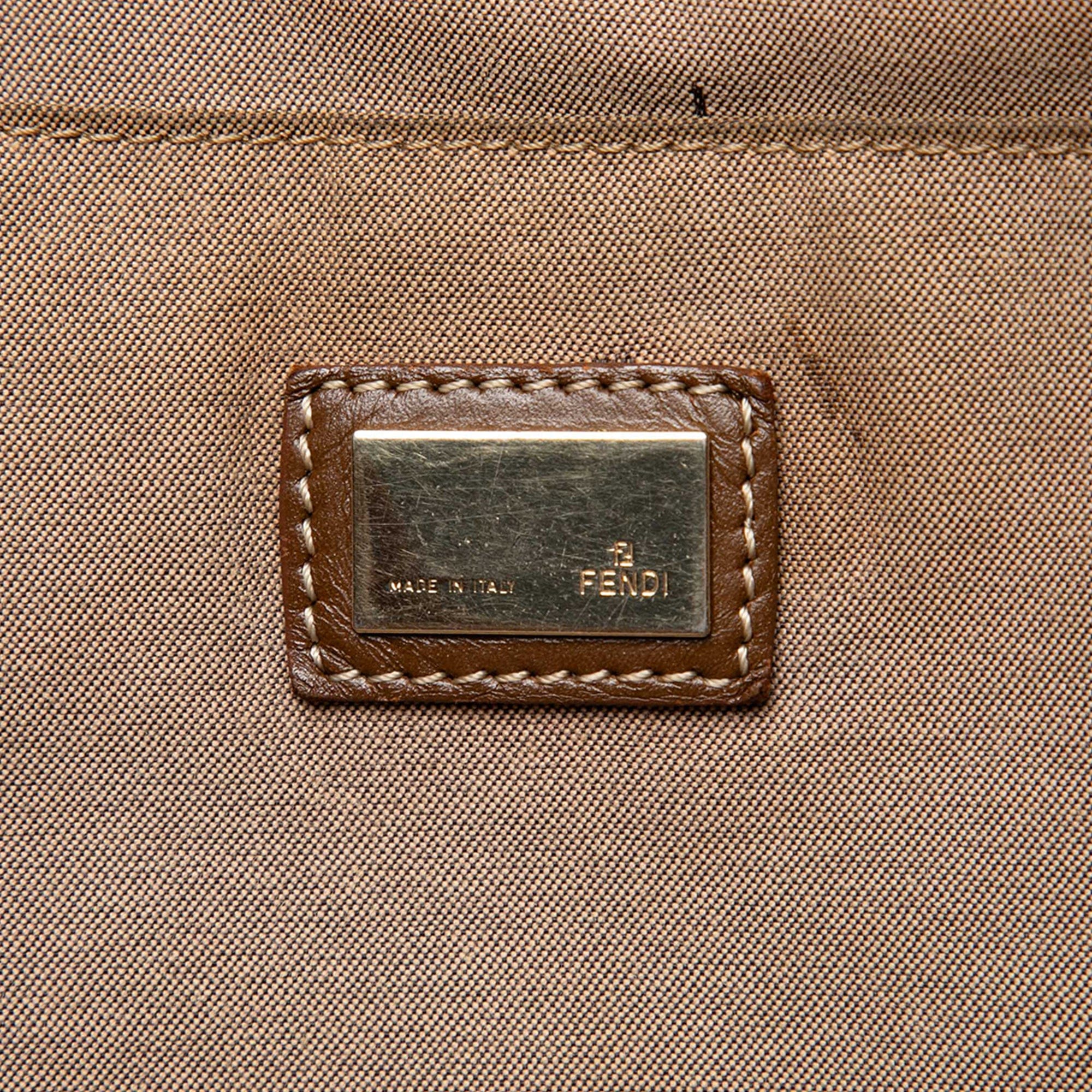 Fendi Zucchino Canvas Chef Shopping Tote