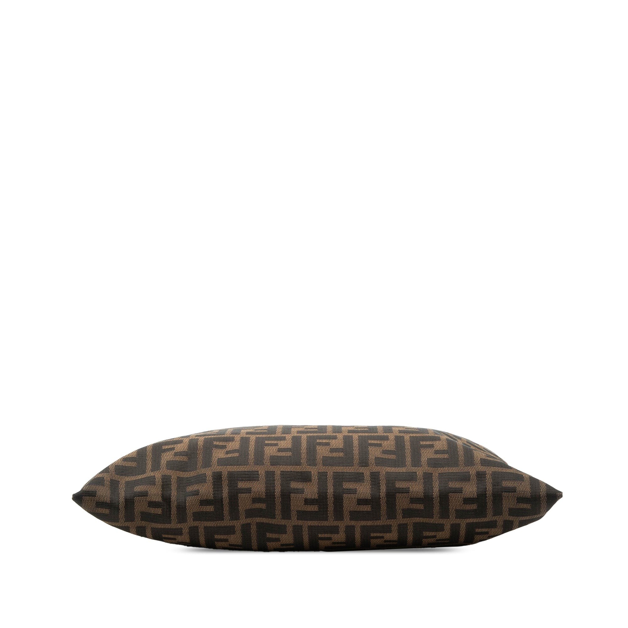 Fendi Zucca Canvas Metal Handle Tote