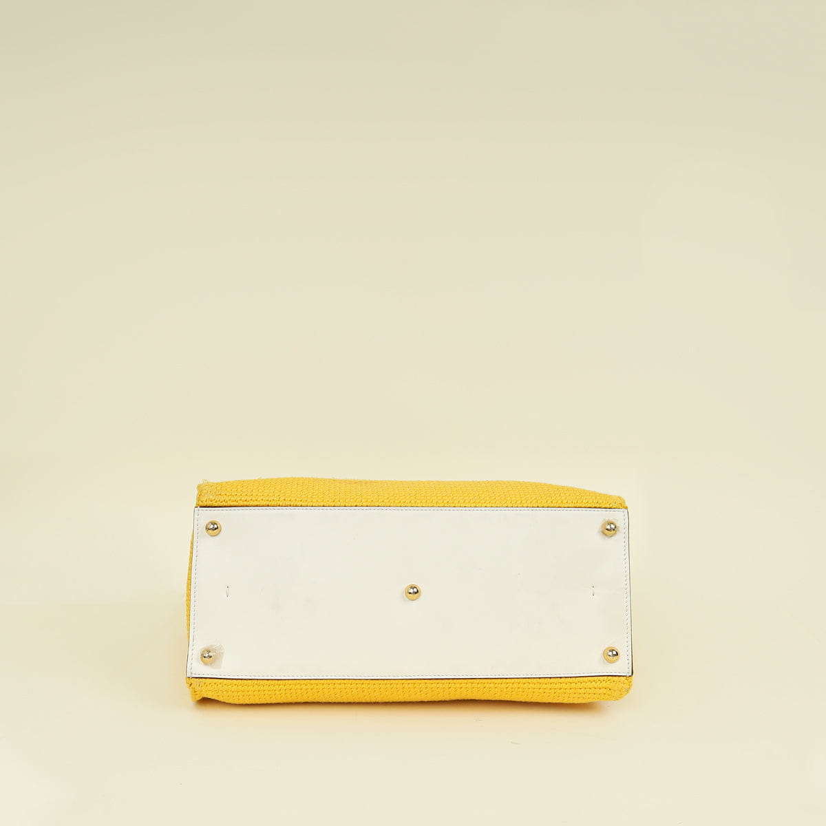 Fendi Mimosa Panna Sunshine Medium Shopping Tote Bag
