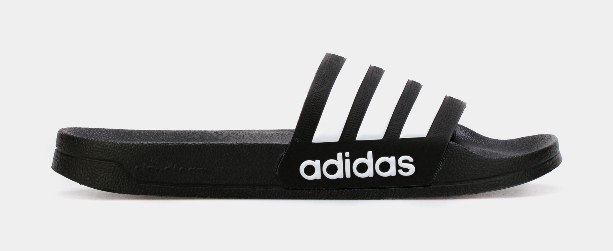 adidas Adilette Cloudfoam Mens Slide Sandal (Black)