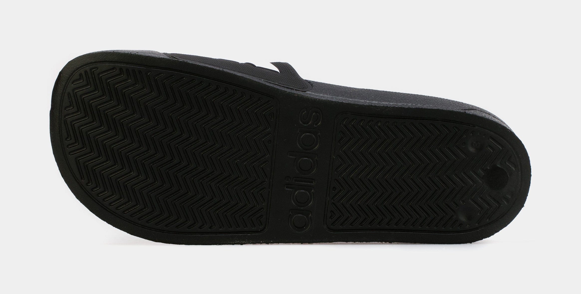 adidas Adilette Cloudfoam Mens Slide Sandal (Black)