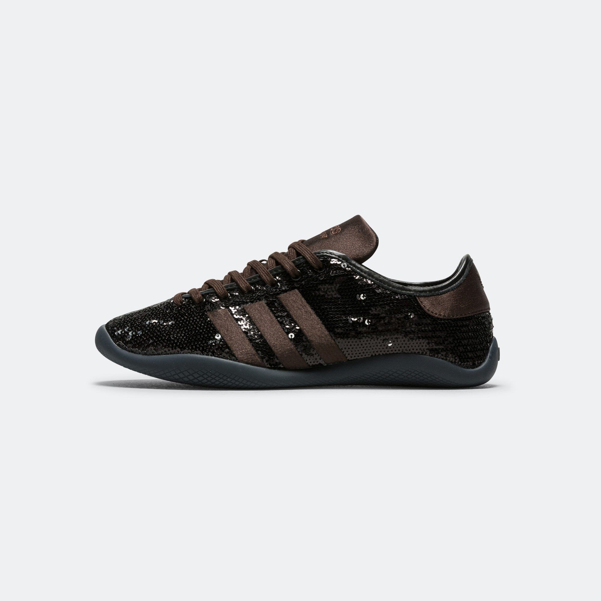 adidas Lo Pro Sequin x Wales Bonner - Core Black/Silver Metallic - Dark Brown