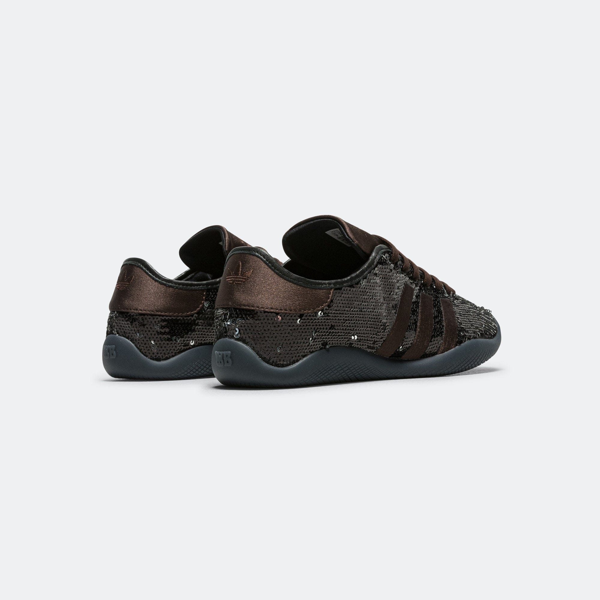 adidas Lo Pro Sequin x Wales Bonner - Core Black/Silver Metallic - Dark Brown