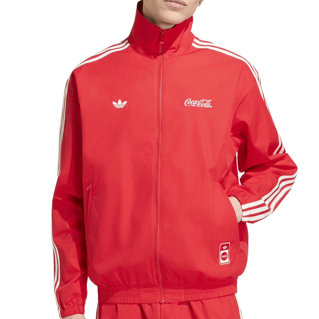 adidas COCA - COLA CLASSIC SPORT FIREBIRD TRACK JACKET VIVID RED