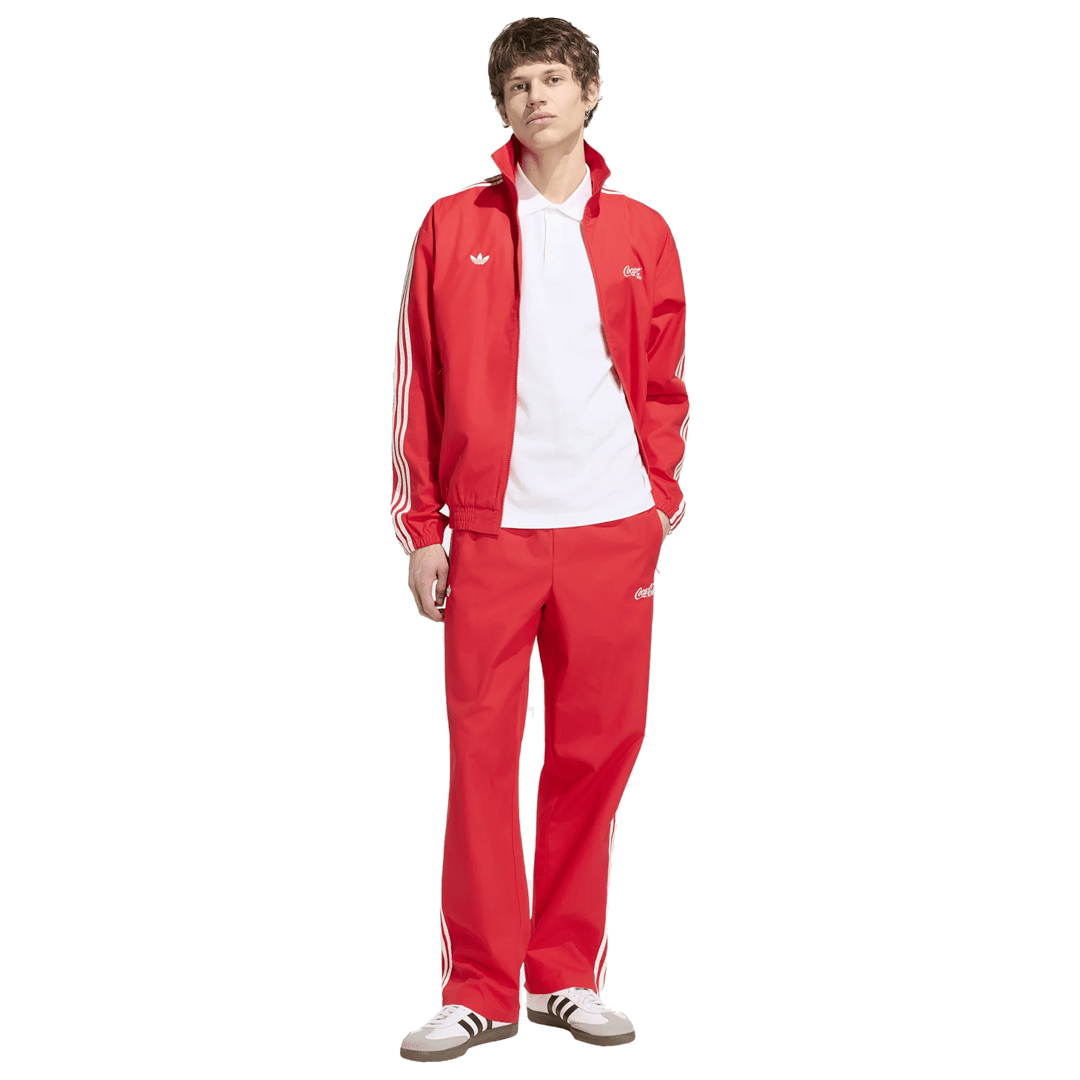 adidas COCA - COLA CLASSIC SPORT FIREBIRD TRACK JACKET VIVID RED