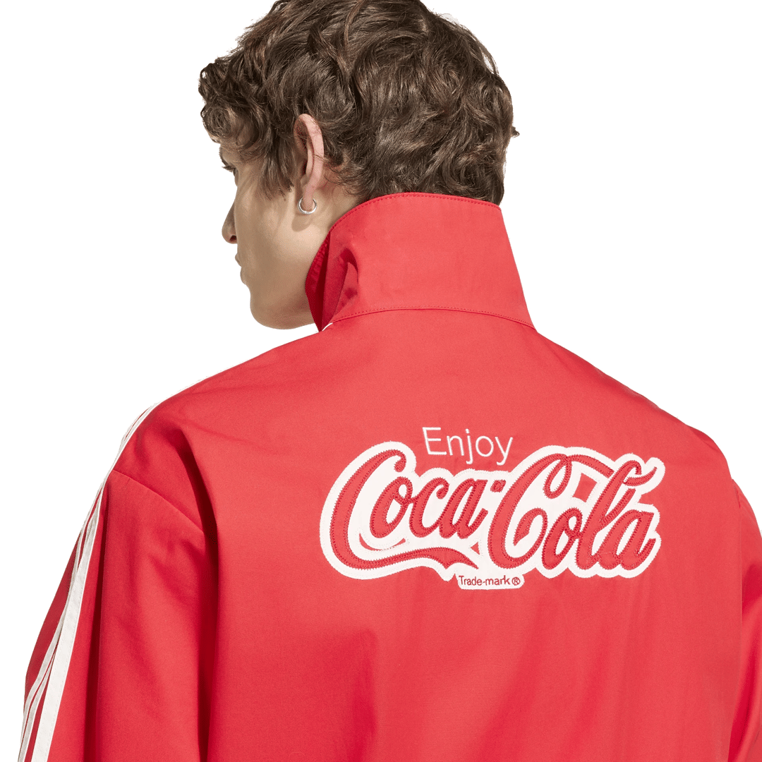 adidas COCA - COLA CLASSIC SPORT FIREBIRD TRACK JACKET VIVID RED