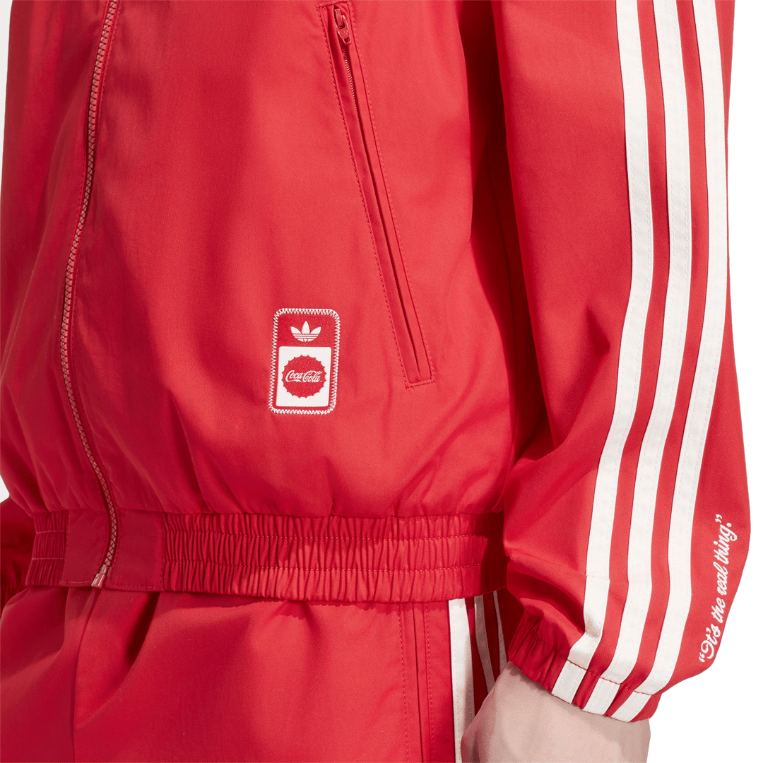 adidas COCA - COLA CLASSIC SPORT FIREBIRD TRACK JACKET VIVID RED