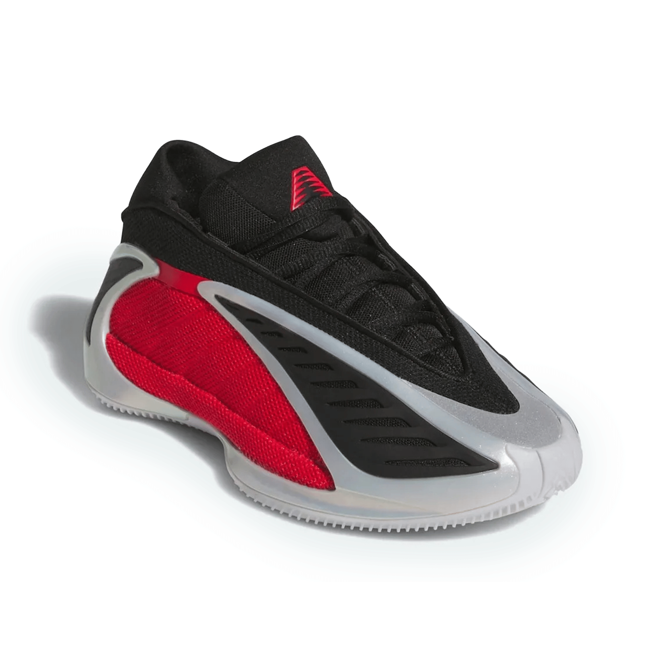 adidas Men's Anthony Edwards 2 Silver Metallic/Pure Ruby/Core Black