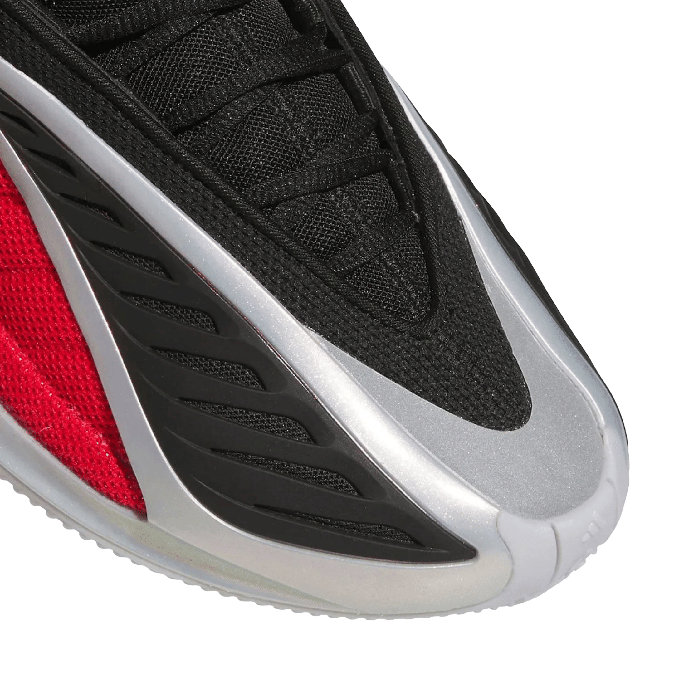 adidas Men's Anthony Edwards 2 Silver Metallic/Pure Ruby/Core Black
