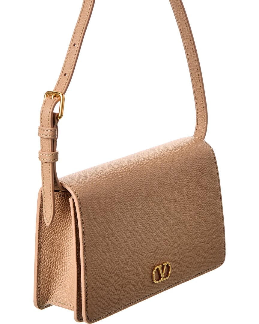 Valentino Vlogo Signature Mini Leather Shoulder Bag