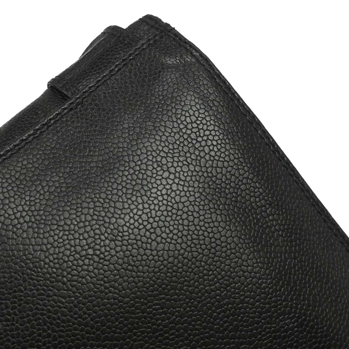Chanel 1997 - 1999 Black Caviar Skin Shoulder Bag